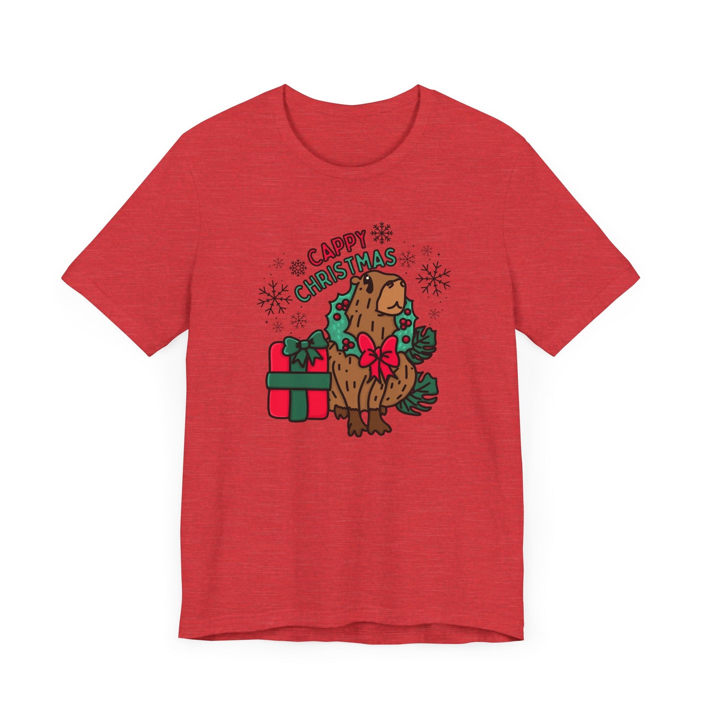 Capybara Christmas Tee