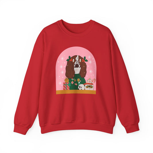 Christmas English Springer Spaniel Crewneck Sweatshirt