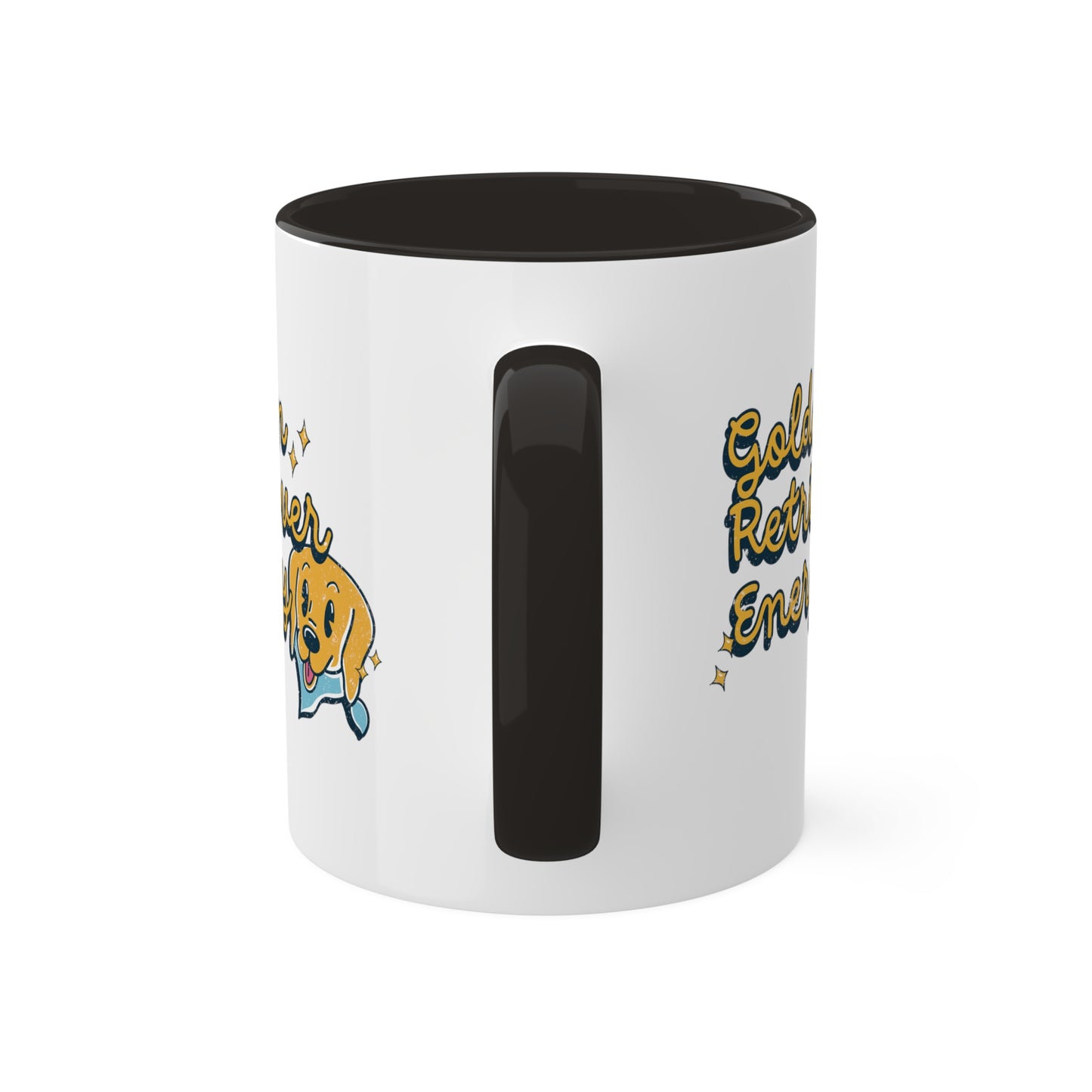 Golden Retriever Energy Coffee Mug  | Dog Lover Gifts | Positive Energy Kitchenware | Good Vibes Drinkware | Funny Dog Mug | Dog Gifts