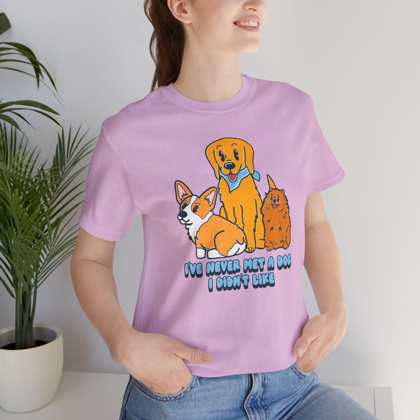 Dog Lover Graphic Tee | Cute Pet Owner Shirt | Dog Enthusiast Apparel | Gift for Dog Moms Dads | Veterinarian Gift | Golden Retriever Corgi