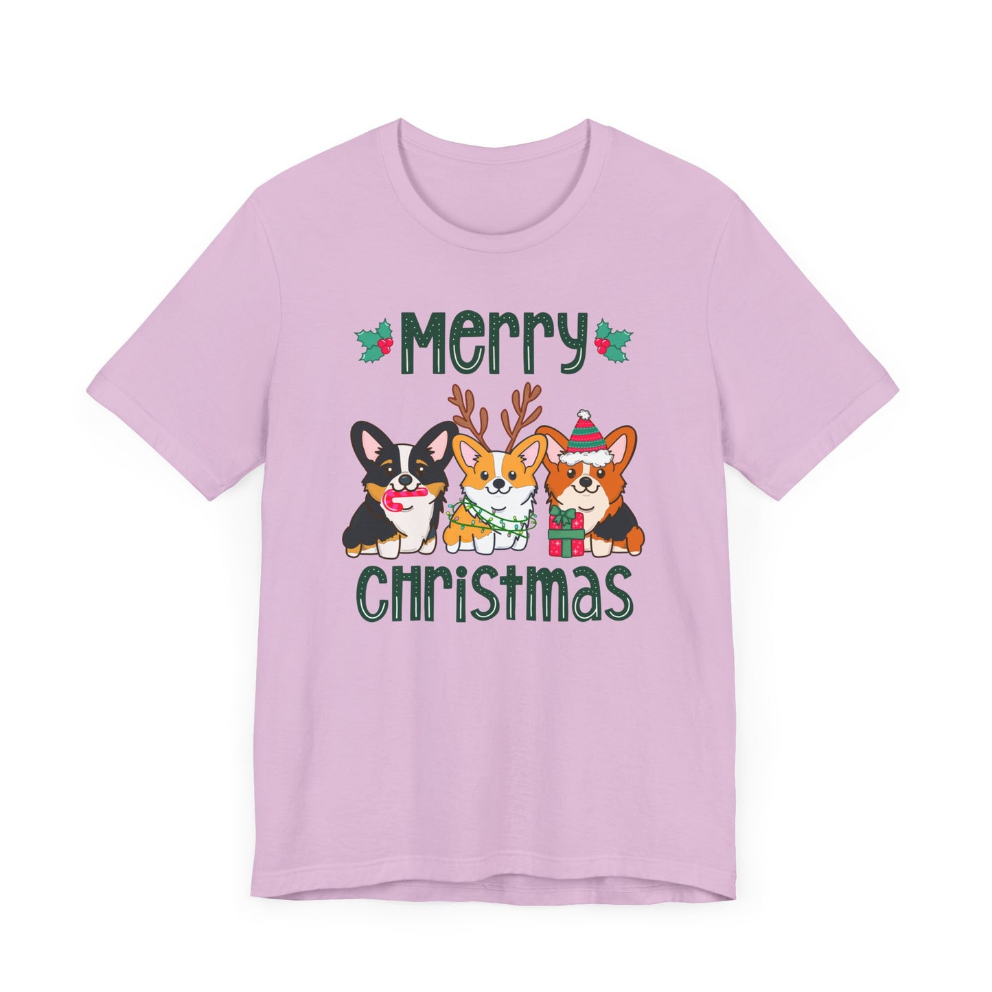 Christmas Corgi Dog T-shirt | Dog Christmas Shirt | Matching Christmas Tee | Ladies Christmas | Family Christmas Holiday Shirt | Corgi Tee