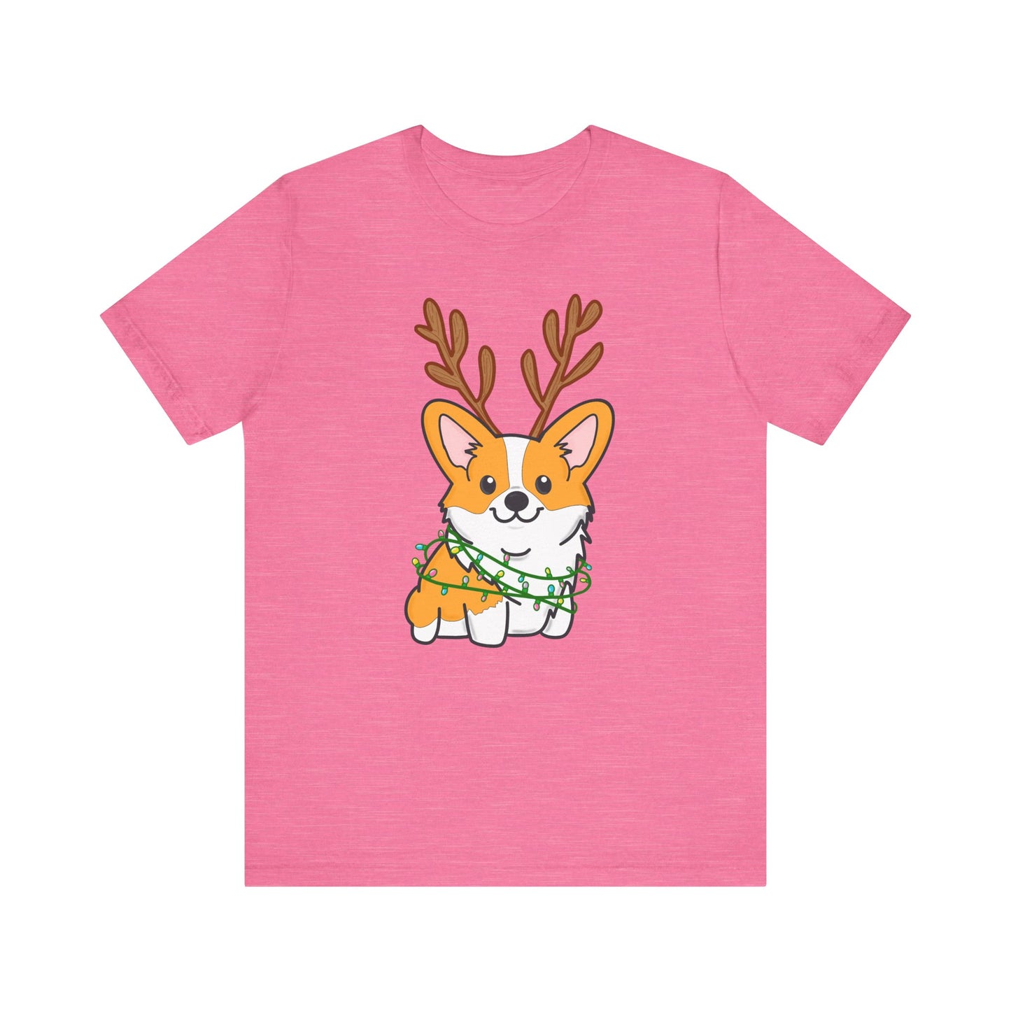 Festive Christmas Corgi Tee | Holiday Dog Lover's Shirt | Matching Christmas Shirts | Ladies Christmas Tee | Family Christmas Holiday Shirt