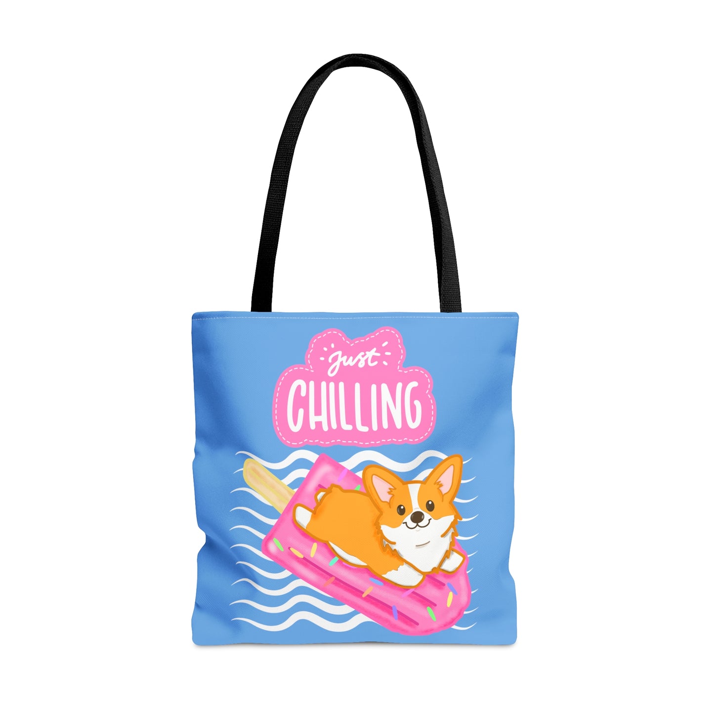 Corgi Popsicle Pool Float Beach Bag | Pembroke Welsh Corgi Tote Bag | Corgi Dog Tote Bag | Beach Dog Bag | Pool Dog Bag | Dog Tote Bag