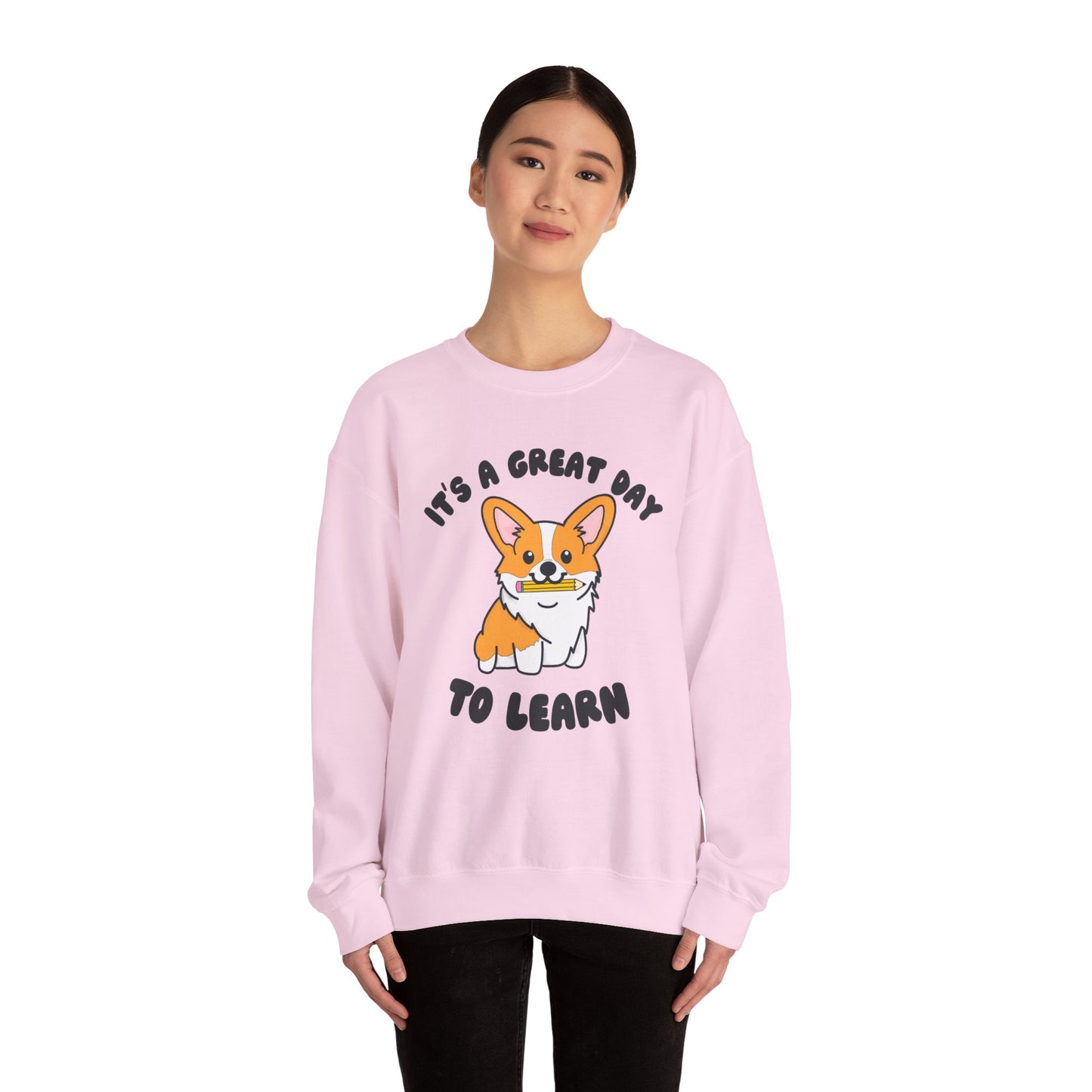 Corgi Teacher Pullover | Corgi School Teacher Sweatshirt | Apparel for Educators & Corgi Lovers | Teacher Gift | Elementary Teacher Sweater