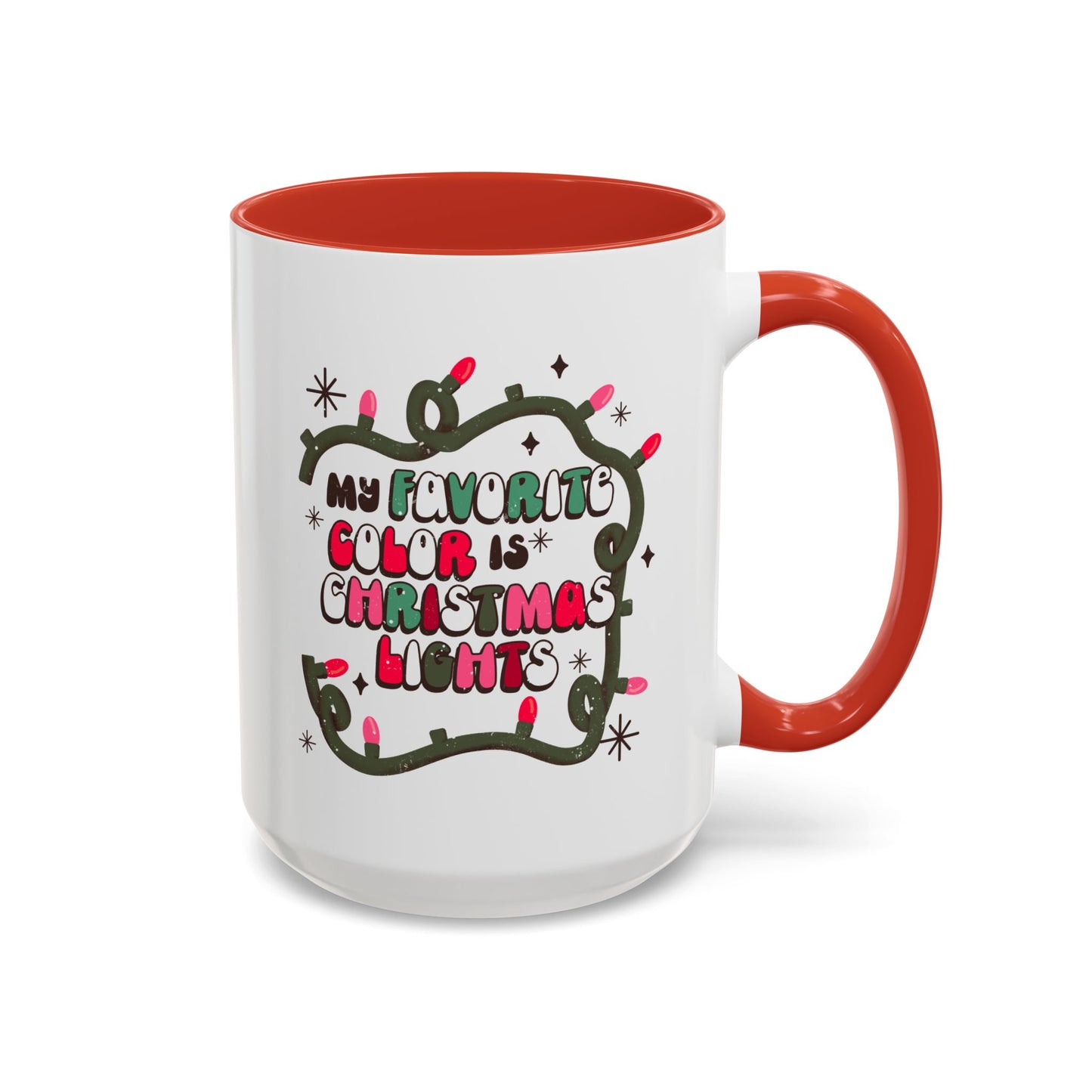 Christmas Lights Coffee Mug 11oz/15oz