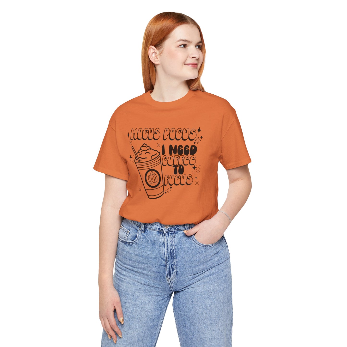 Halloween and Coffee Unisex Fit Graphic Tee | Ladies Fall T-Shirt