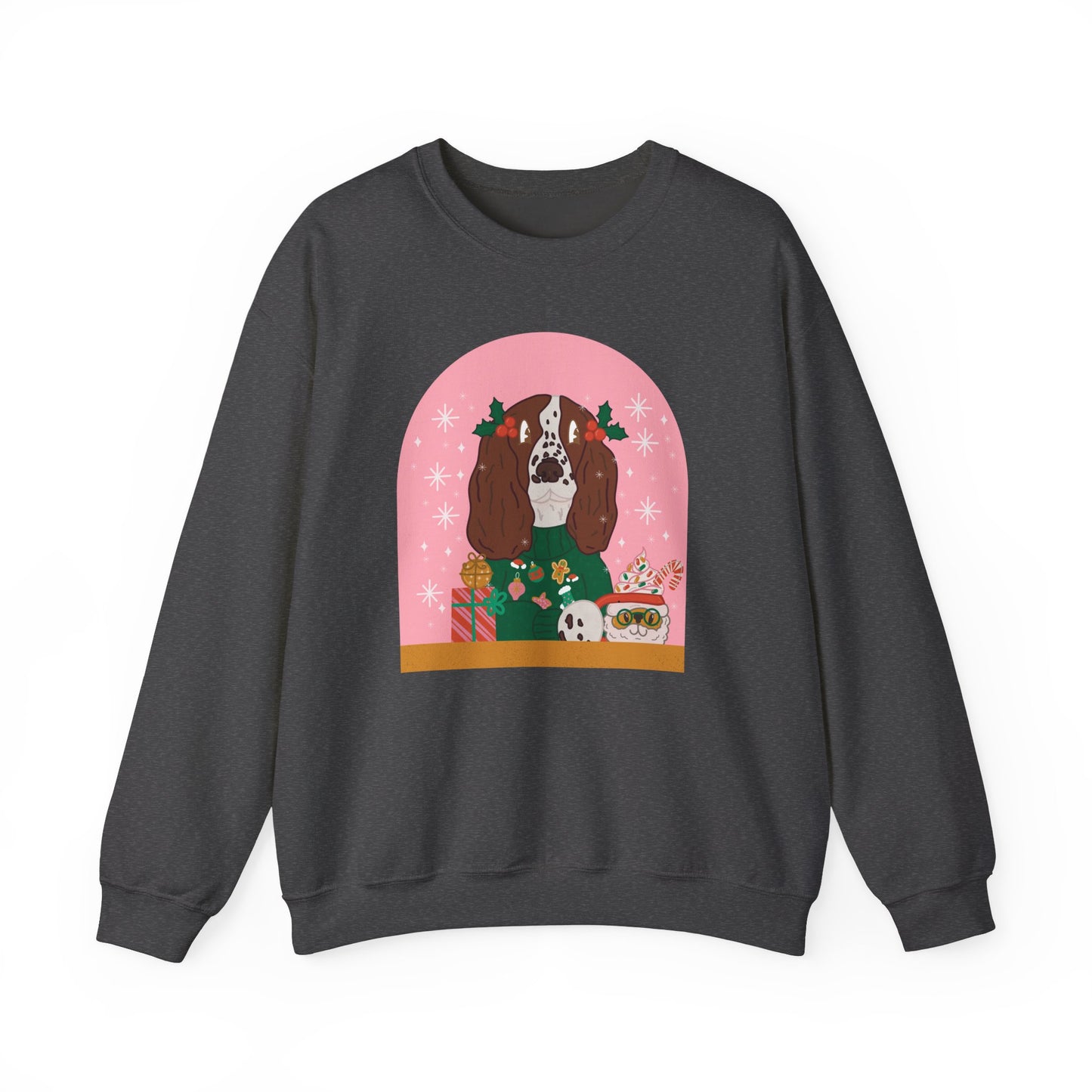 Christmas English Springer Spaniel Crewneck Sweatshirt