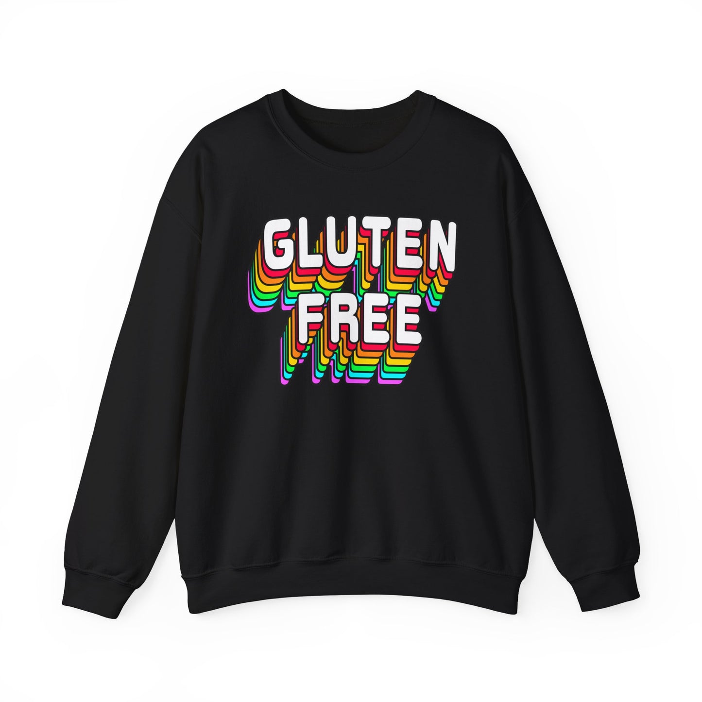 Gluten Free Retro Crewneck Sweatshirt | Celiac Awareness | Gluten Free Diet Lifestyle | Gluten Intolerant