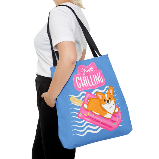 Corgi Popsicle Pool Float Beach Bag | Pembroke Welsh Corgi Tote Bag | Corgi Dog Tote Bag | Beach Dog Bag | Pool Dog Bag | Dog Tote Bag