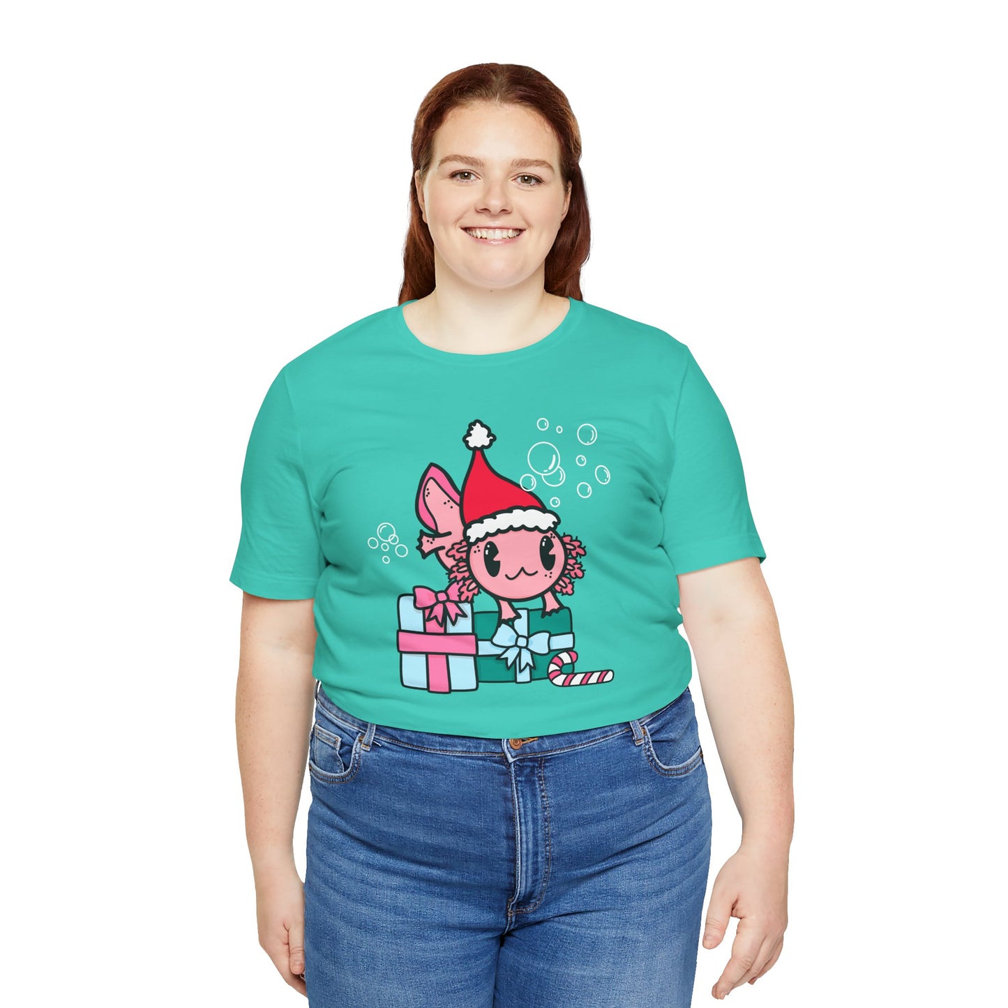 Axolotl Christmas Tee