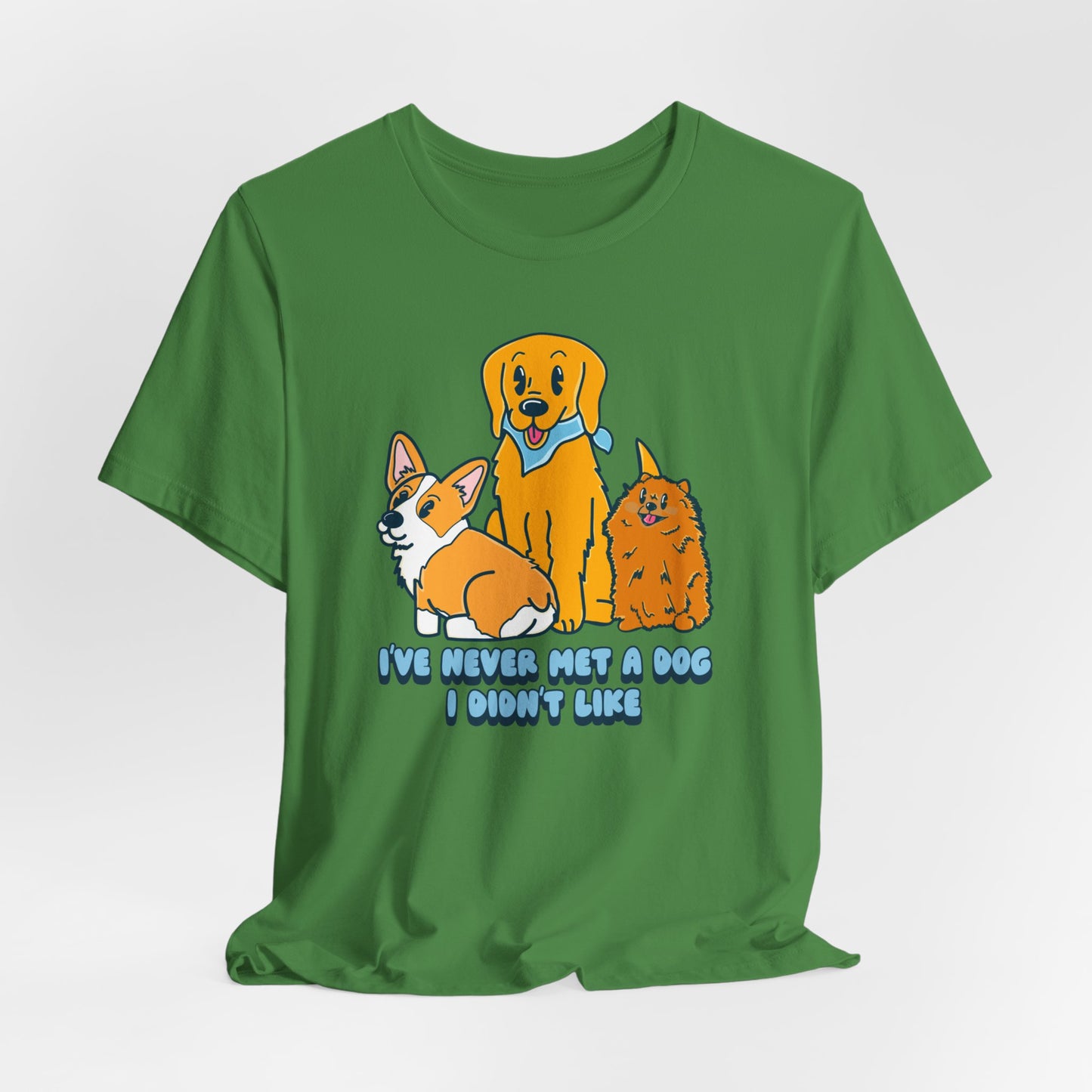 Dog Lover Graphic Tee | Cute Pet Owner Shirt | Dog Enthusiast Apparel | Gift for Dog Moms Dads | Veterinarian Gift | Golden Retriever Corgi