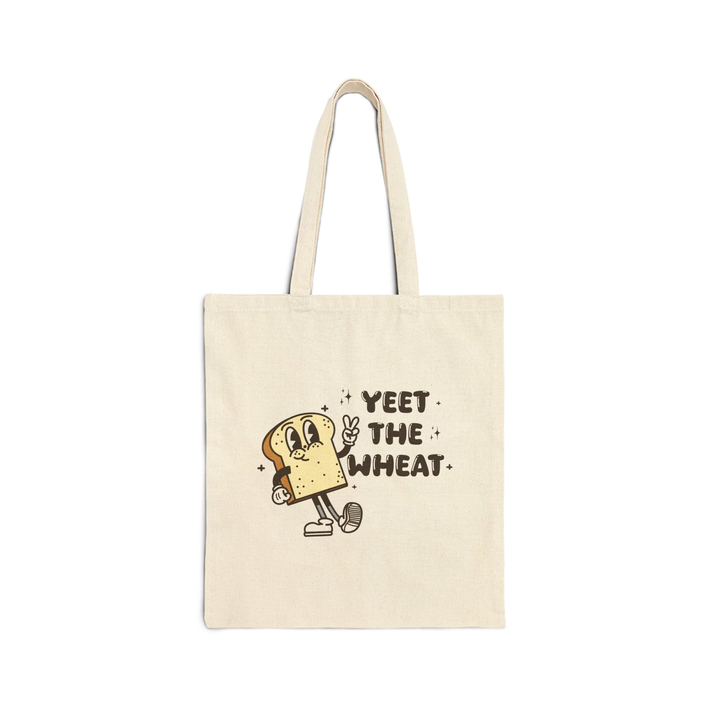 Yeet the Wheat Gluten Free Cotton Canvas Tote Bag | Celiac Awareness | Gluten Intolerance