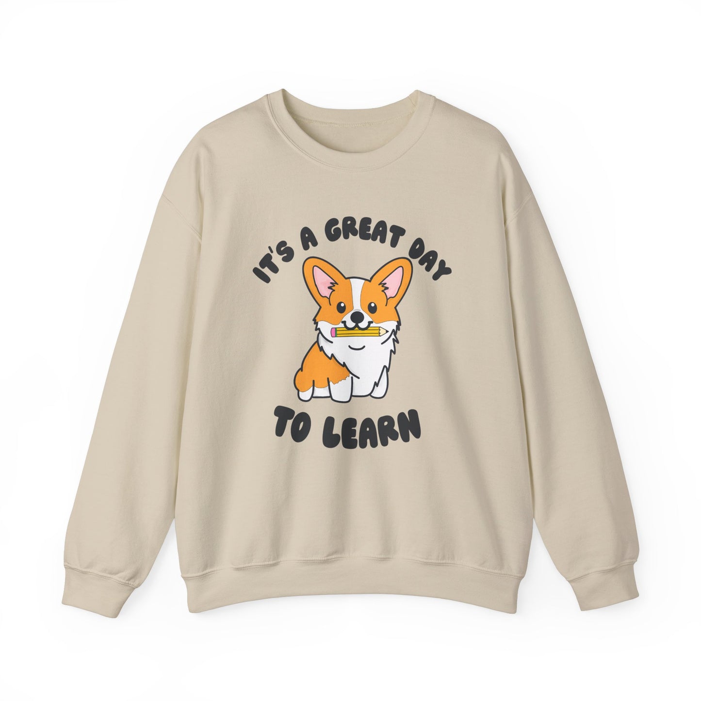 Corgi Teacher Pullover | Corgi School Teacher Sweatshirt | Apparel for Educators & Corgi Lovers | Teacher Gift | Elementary Teacher Sweater