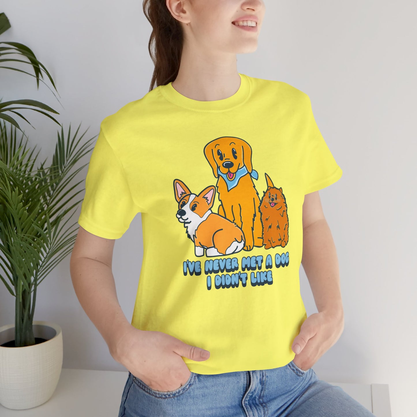 Dog Lover Graphic Tee | Cute Pet Owner Shirt | Dog Enthusiast Apparel | Gift for Dog Moms Dads | Veterinarian Gift | Golden Retriever Corgi