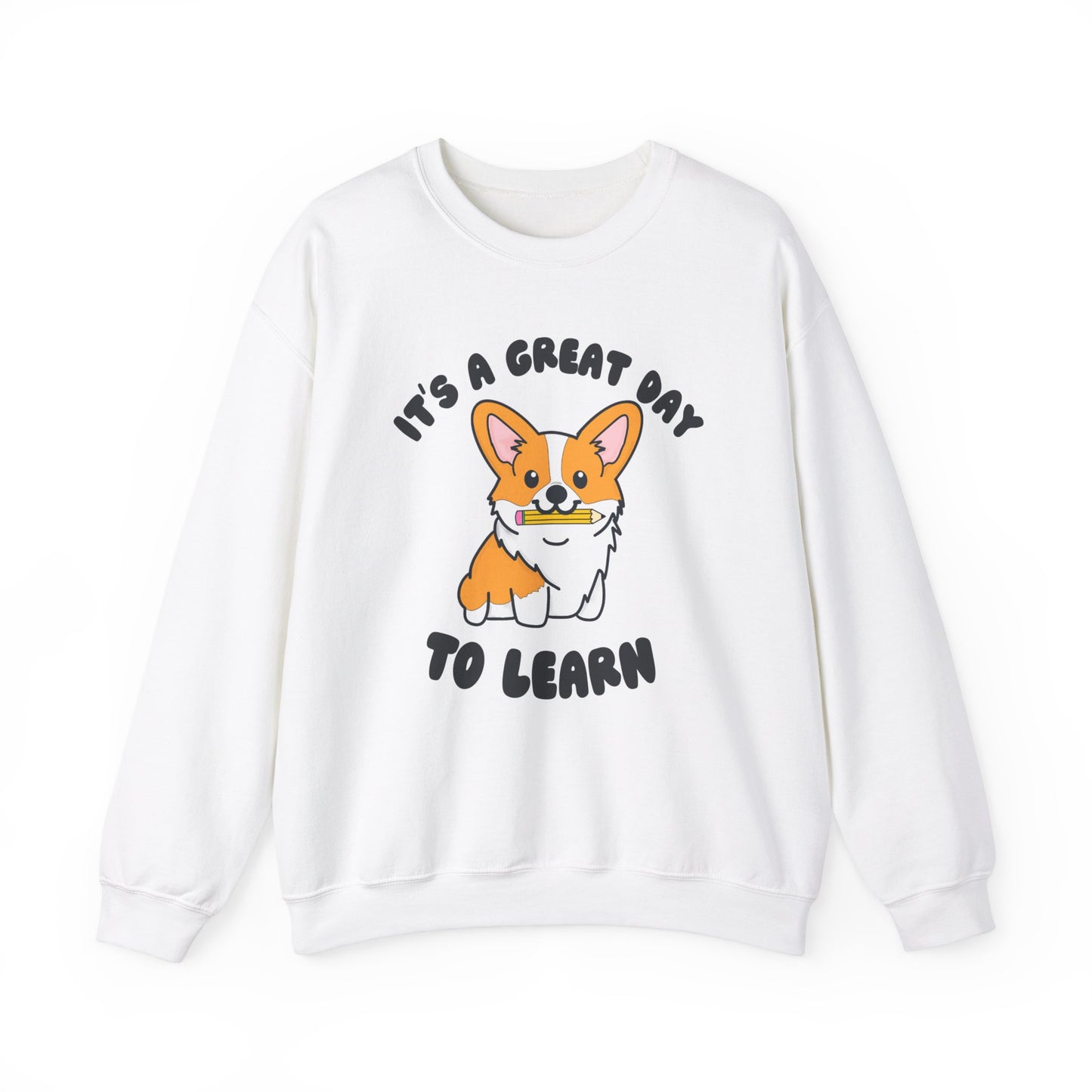 Corgi Teacher Pullover | Corgi School Teacher Sweatshirt | Apparel for Educators & Corgi Lovers | Teacher Gift | Elementary Teacher Sweater