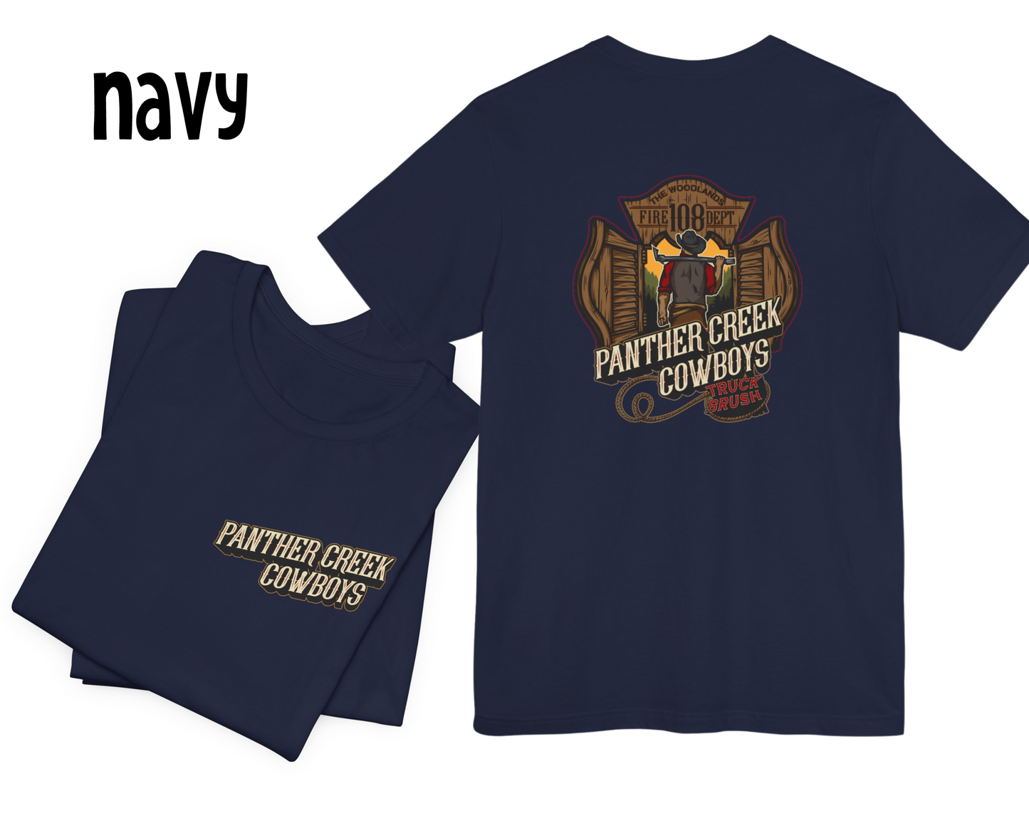 Panther Creek Cowboys Fire Station 108 Graphic Tee