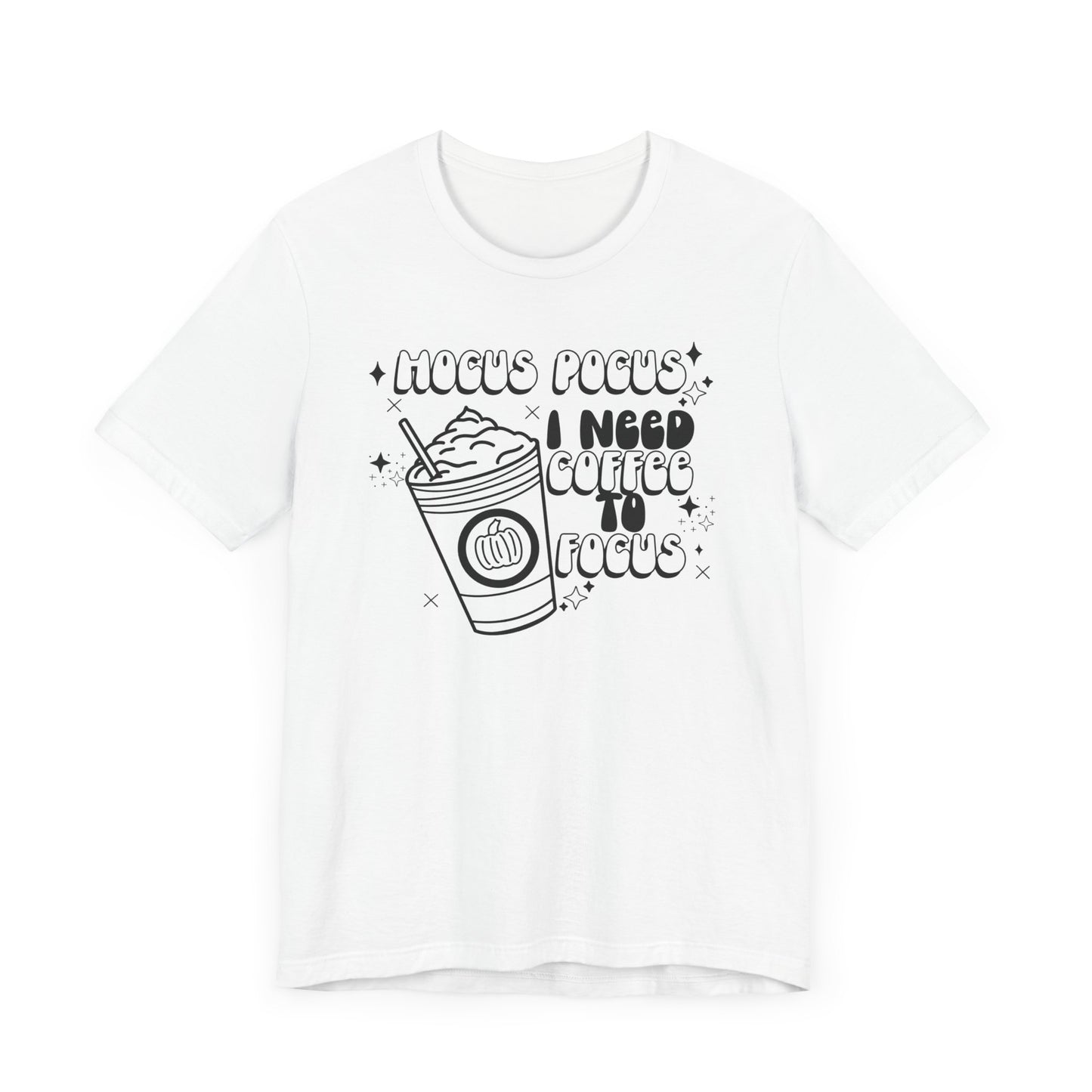 Halloween and Coffee Unisex Fit Graphic Tee | Ladies Fall T-Shirt