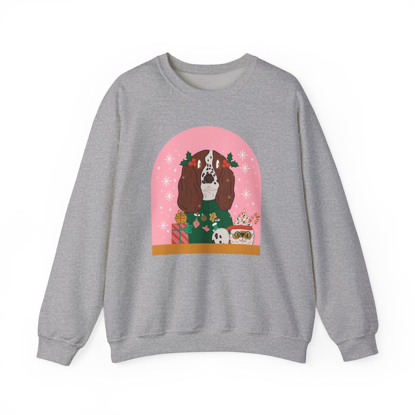 Christmas English Springer Spaniel Crewneck Sweatshirt