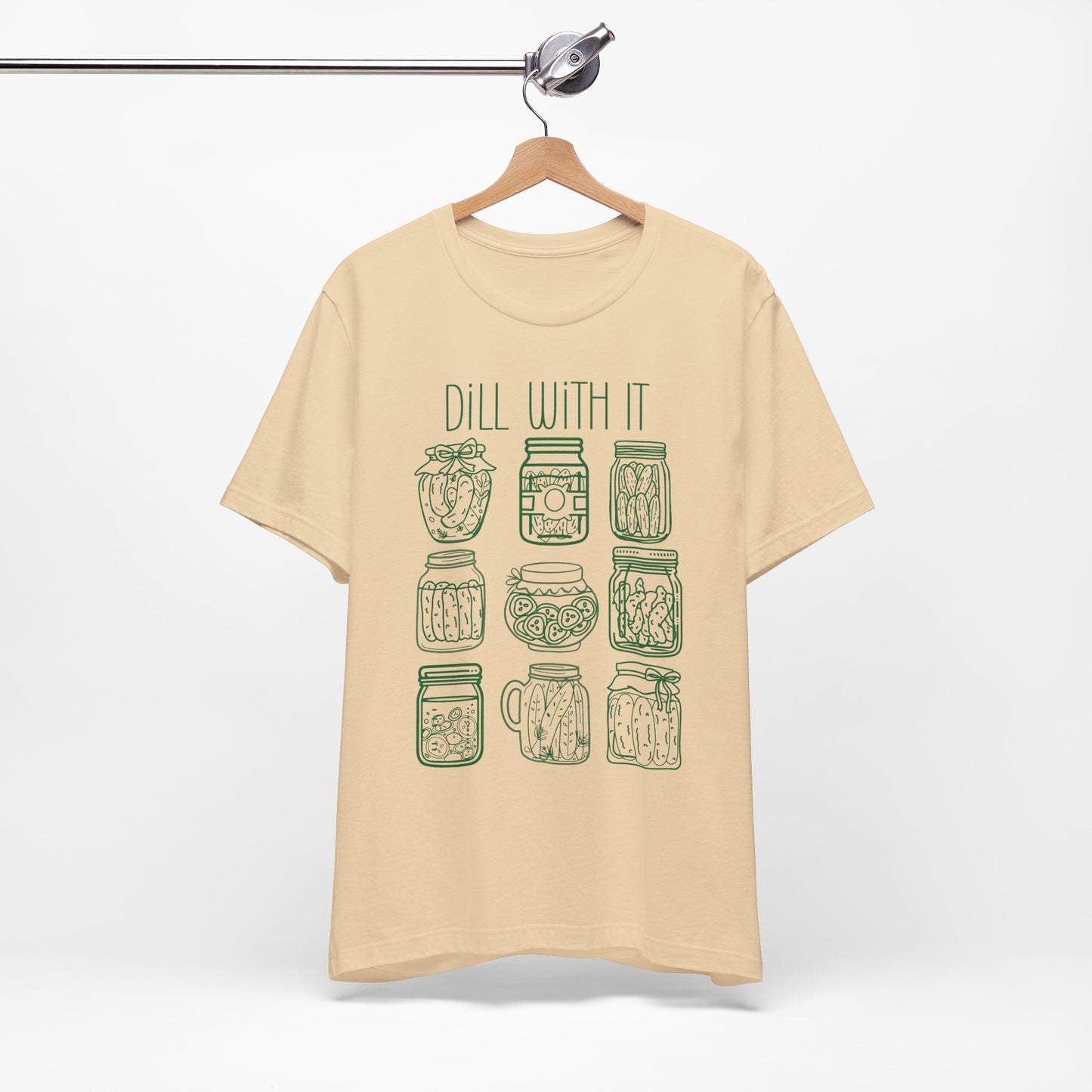 Dill with it Pickle Jar Unisex Fit Adult T-Shirt