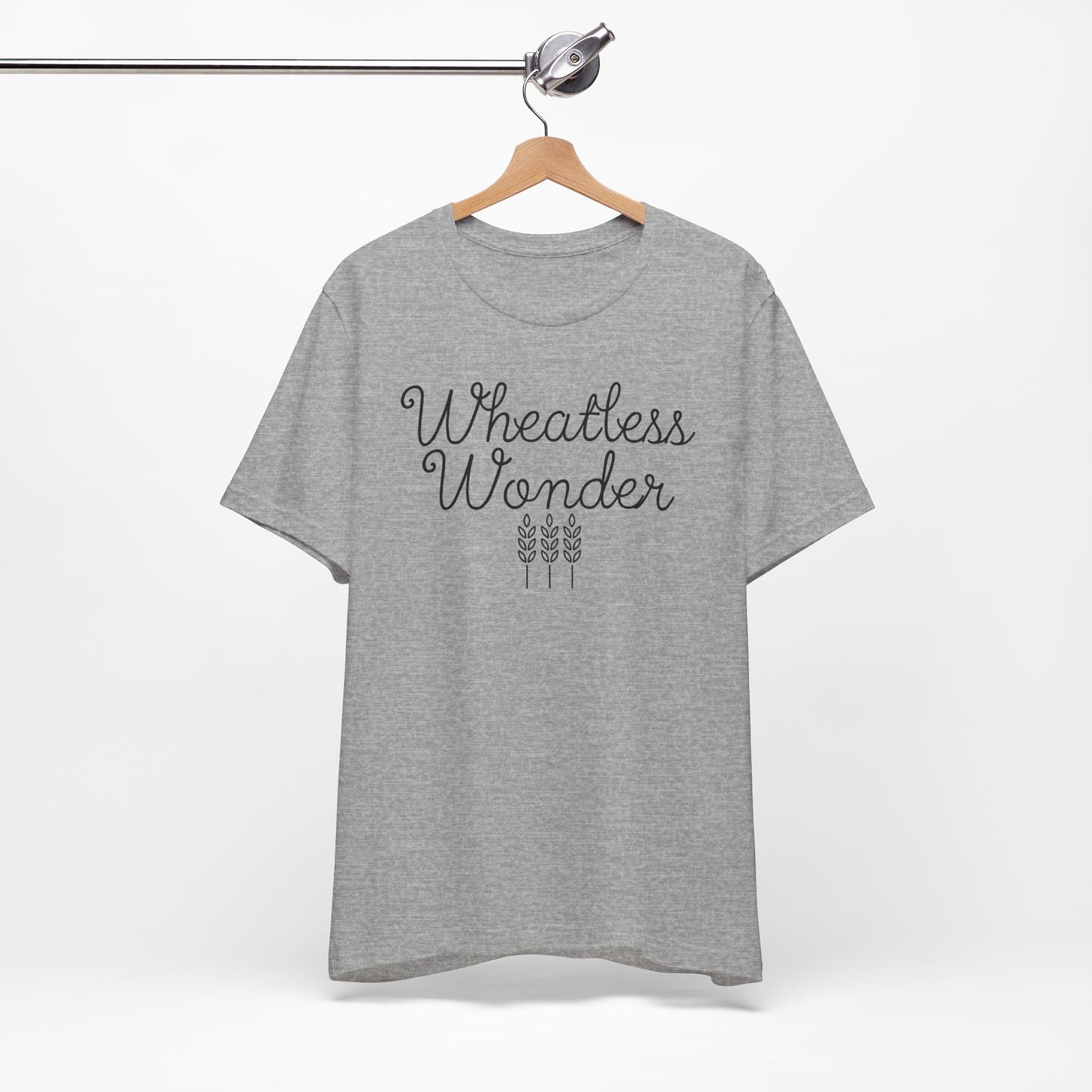 Wheatless Wonder Gluten Intolerant T-Shirt | Gluten Allergy | Celiac Awareness | Gluten Free Lifestyle | Celiac Gifts