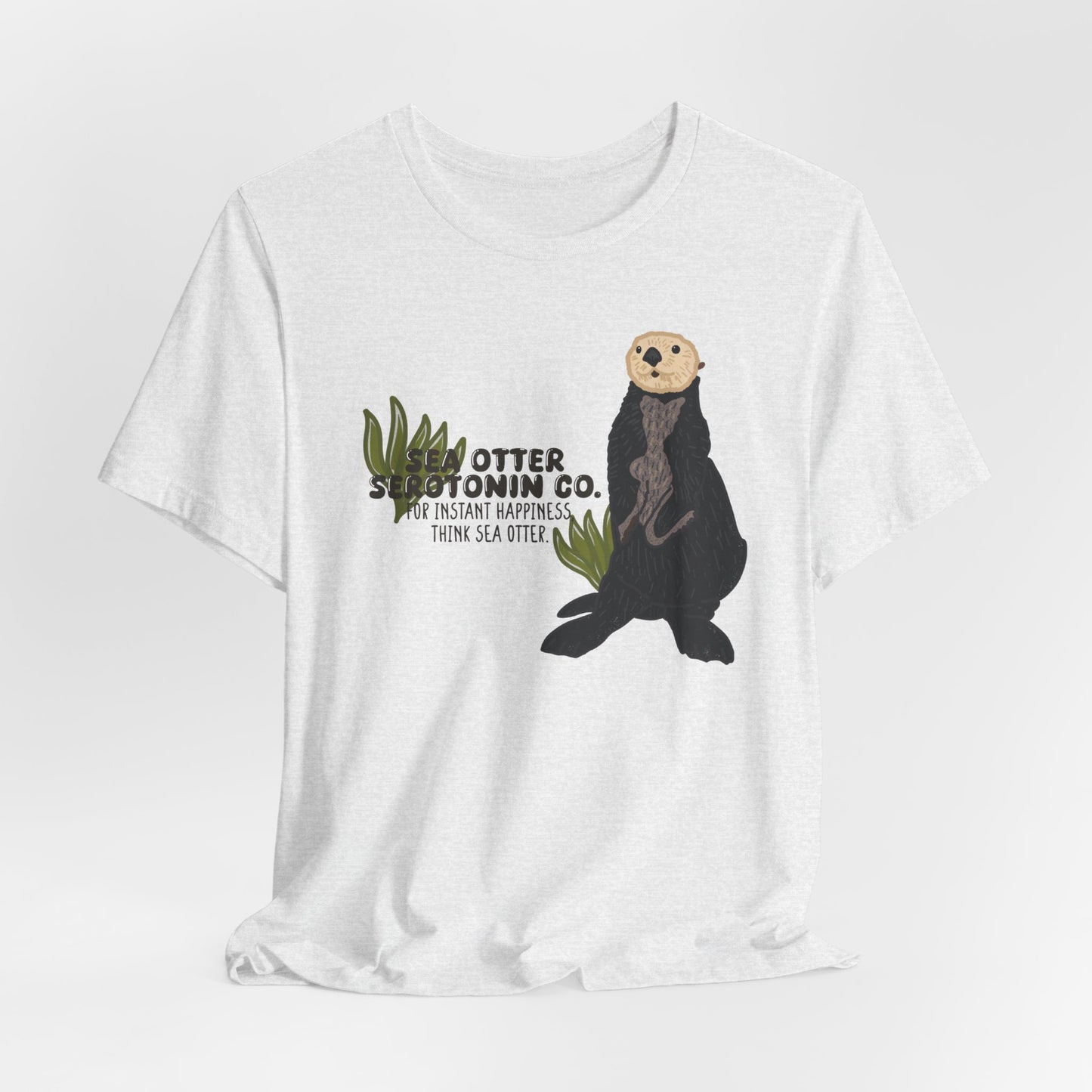 Sea Otter Graphic Tee - Cute Ocean Animal T-Shirt, Wildlife Lover Gift, Nature Inspired Shirt, Beach Theme Apparel