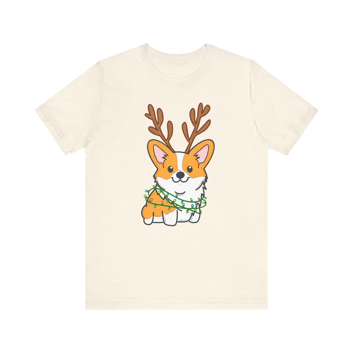 Festive Christmas Corgi Tee | Holiday Dog Lover's Shirt | Matching Christmas Shirts | Ladies Christmas Tee | Family Christmas Holiday Shirt