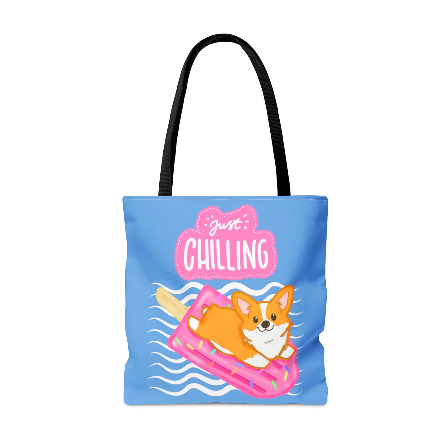 Corgi Popsicle Pool Float Beach Bag | Pembroke Welsh Corgi Tote Bag | Corgi Dog Tote Bag | Beach Dog Bag | Pool Dog Bag | Dog Tote Bag