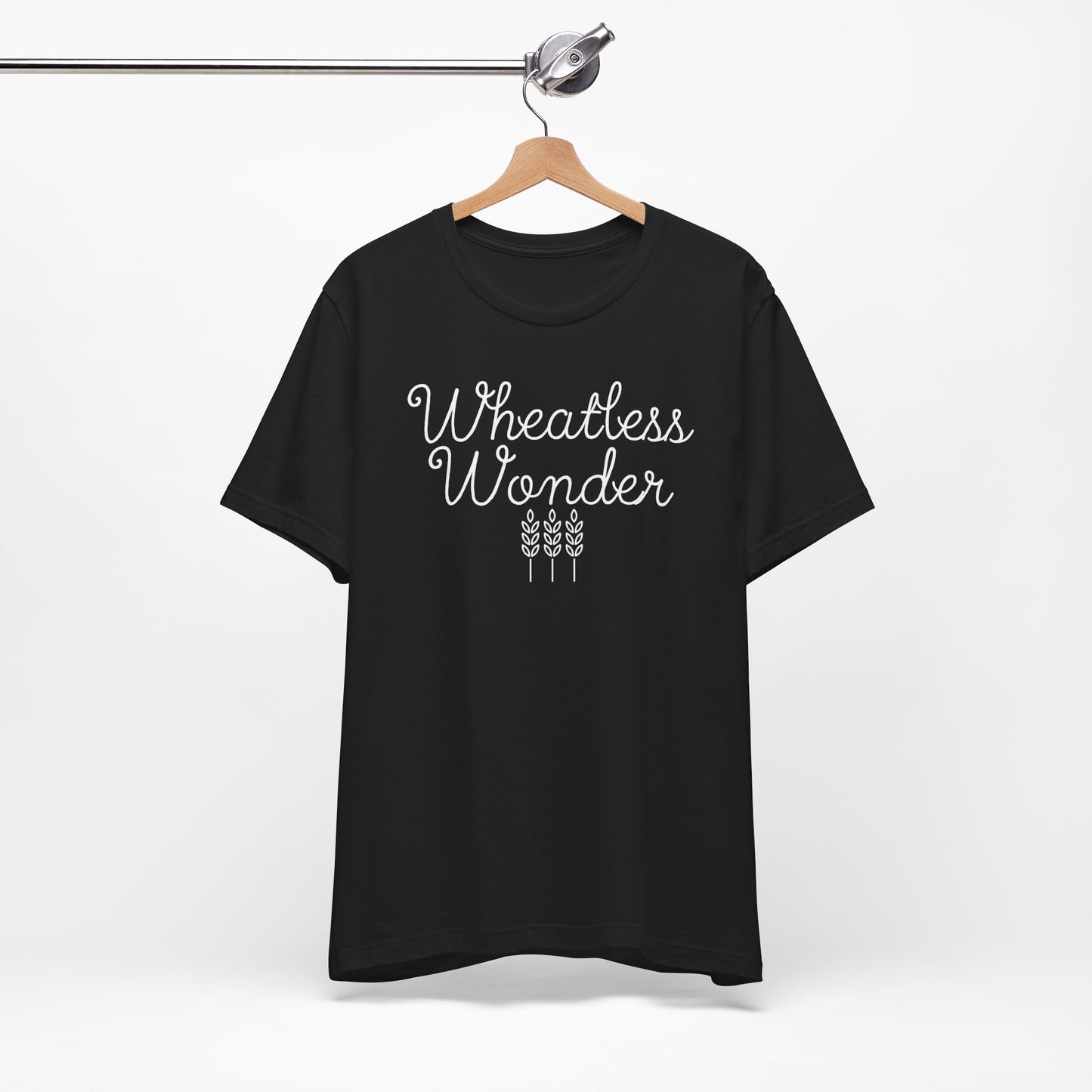 Wheatless Wonder Gluten Intolerant T-Shirt | Gluten Allergy | Celiac Awareness | Gluten Free Lifestyle | Celiac Gifts