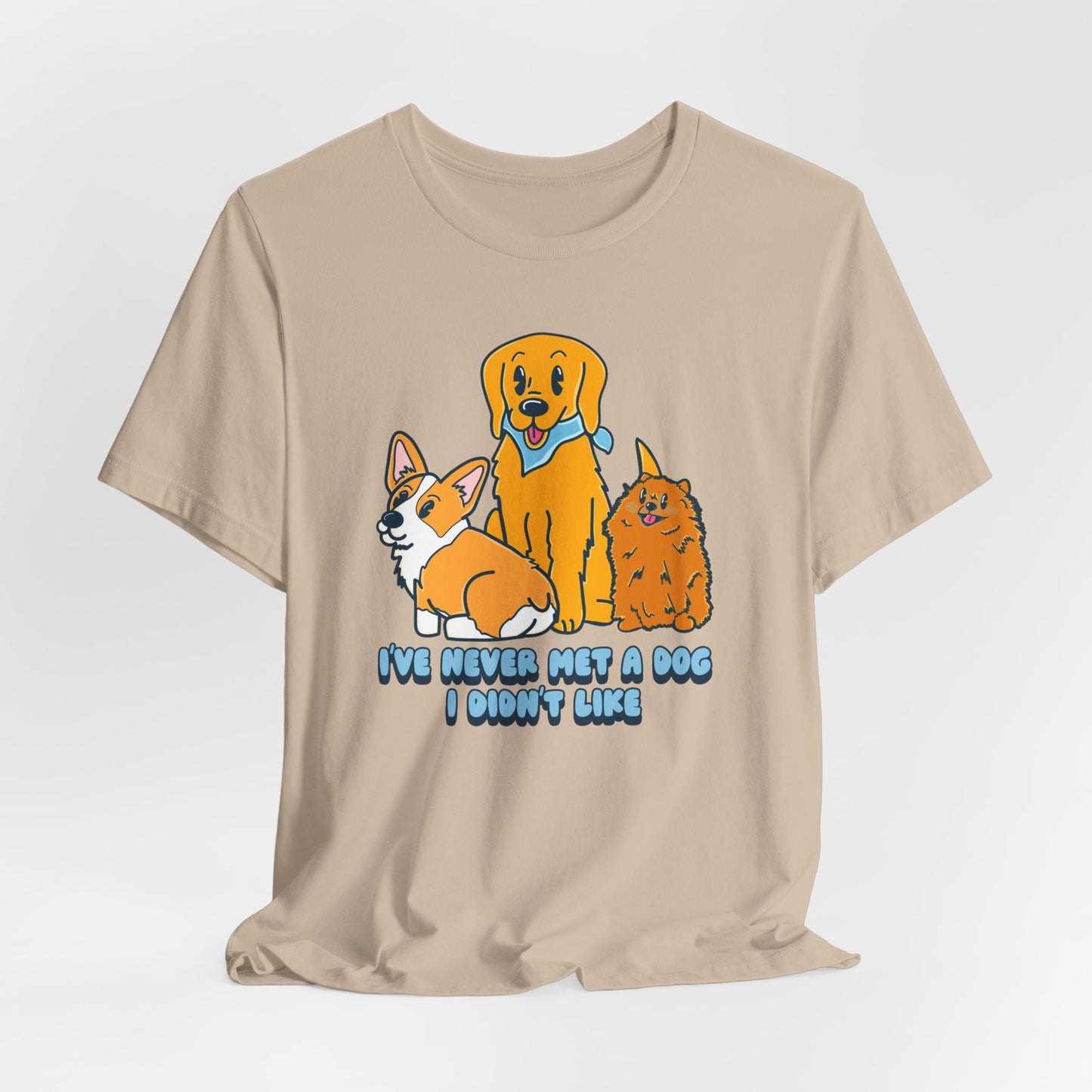 Dog Lover Graphic Tee | Cute Pet Owner Shirt | Dog Enthusiast Apparel | Gift for Dog Moms Dads | Veterinarian Gift | Golden Retriever Corgi