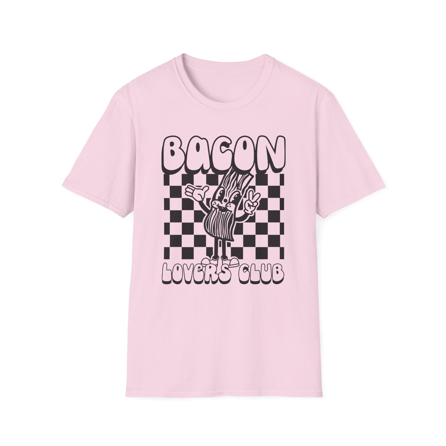 Bacon Lovers Club Unisex Fit Adult Size Graphic Tee