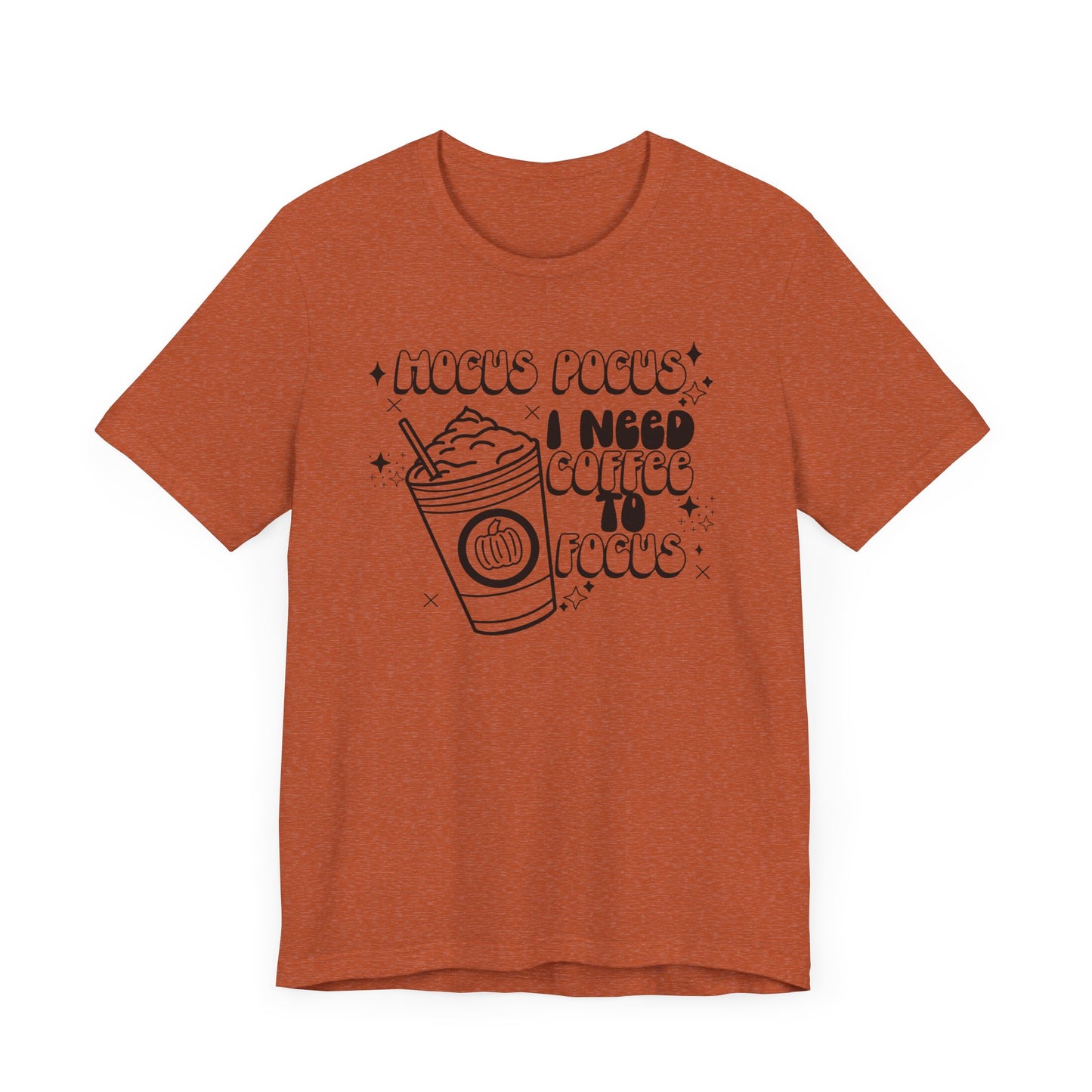 Halloween and Coffee Unisex Fit Graphic Tee | Ladies Fall T-Shirt