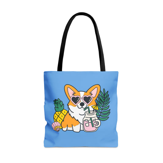 Corgi Beach Bag | Pembroke Welsh Corgi Tote Bag | Corgi Dog Tote Bag | Beach Dog Bag | Pool Dog Bag