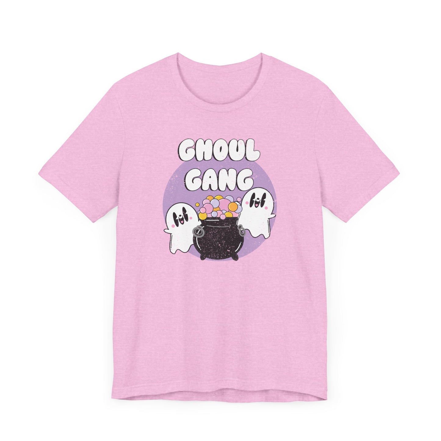 Ghoul Gang Retro Ghost Halloween Unisex Fit Graphic Tee | Ladies Fall T-Shirt