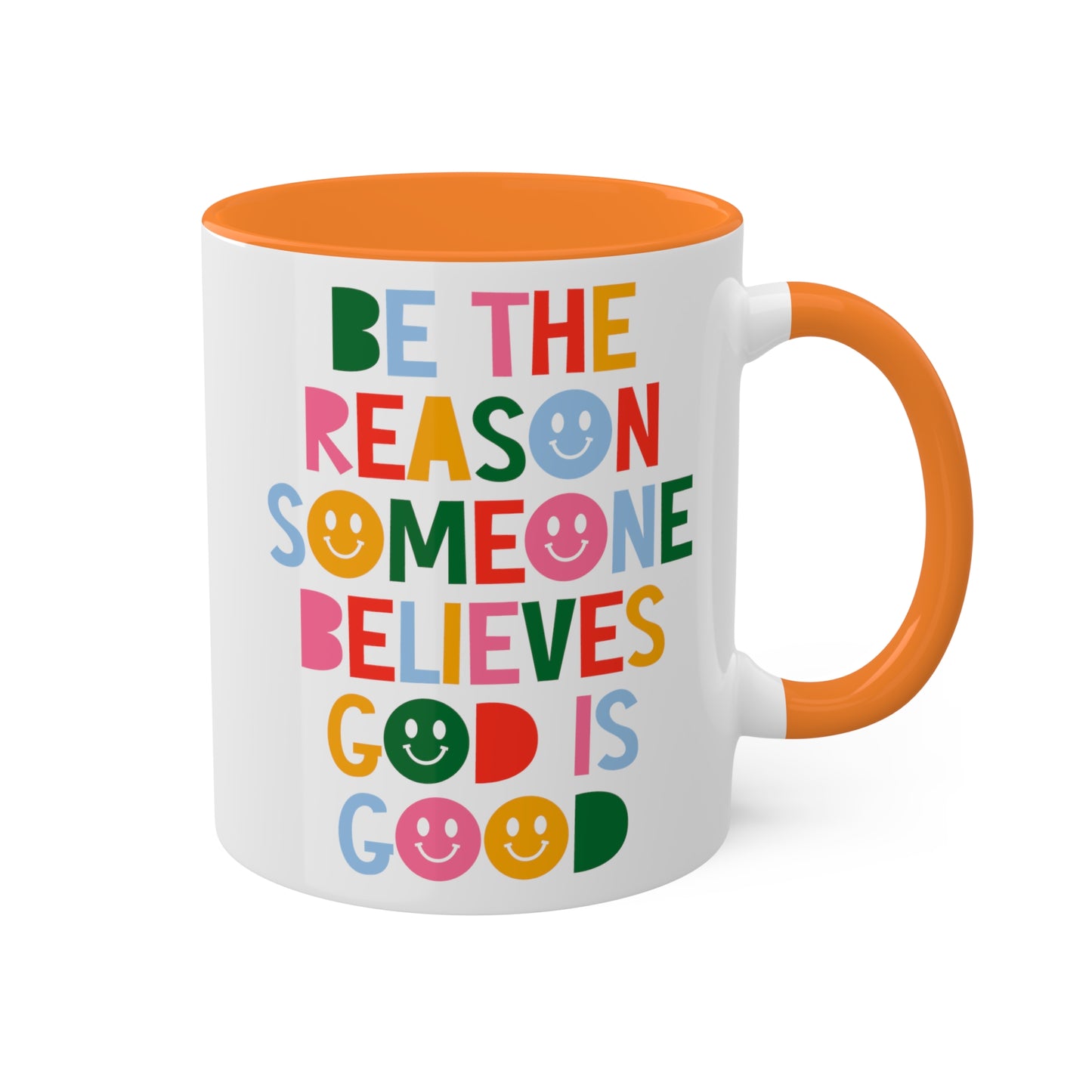 Be the Reason Someone Believes God is Good Coffee Mug | God is Good Ceramic Mug | Jesus Follower Drinkware | Christian Gifts | Church Gifts