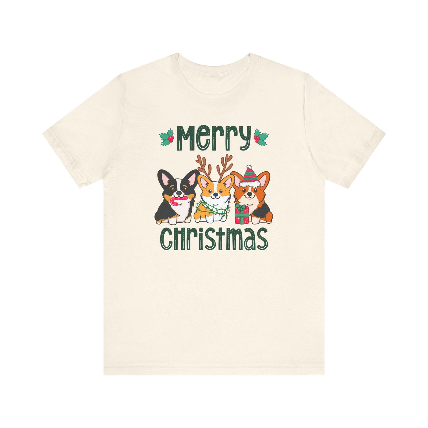 Christmas Corgi Dog T-shirt | Dog Christmas Shirt | Matching Christmas Tee | Ladies Christmas | Family Christmas Holiday Shirt | Corgi Tee