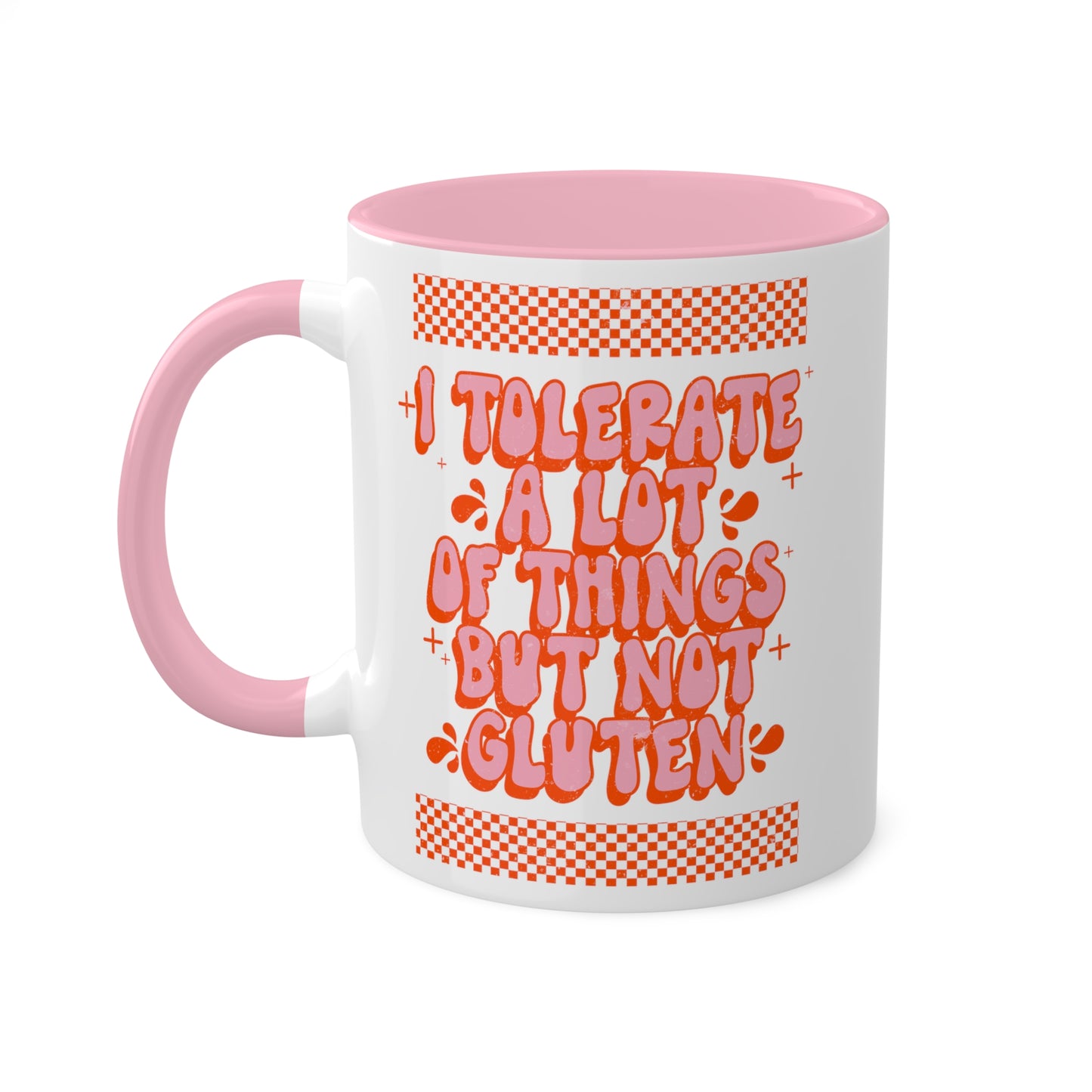 Gluten Intolerant Coffee Mug - Funny Gluten-Free Quote Cup, Humorous Foodie Gift, Celiac Awareness Mug, Novelty Ceramic Tea Mug