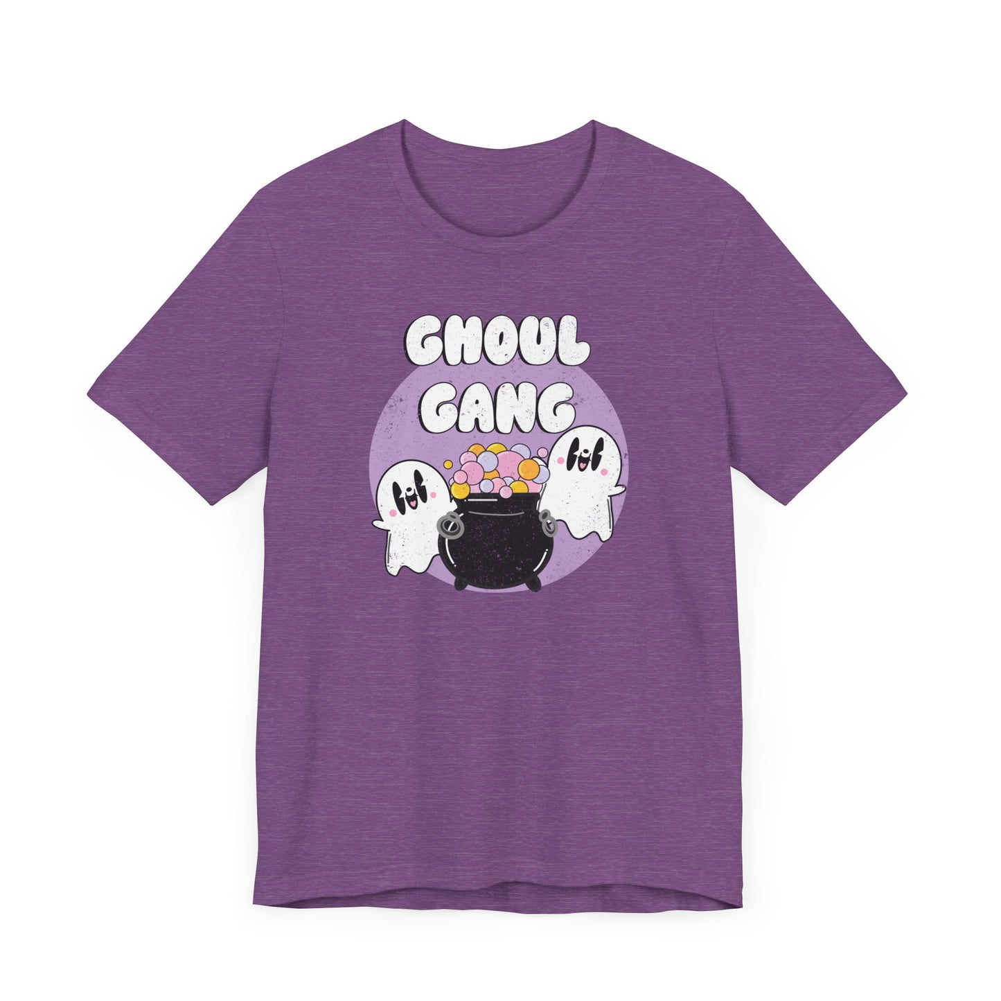 Ghoul Gang Retro Ghost Halloween Unisex Fit Graphic Tee | Ladies Fall T-Shirt