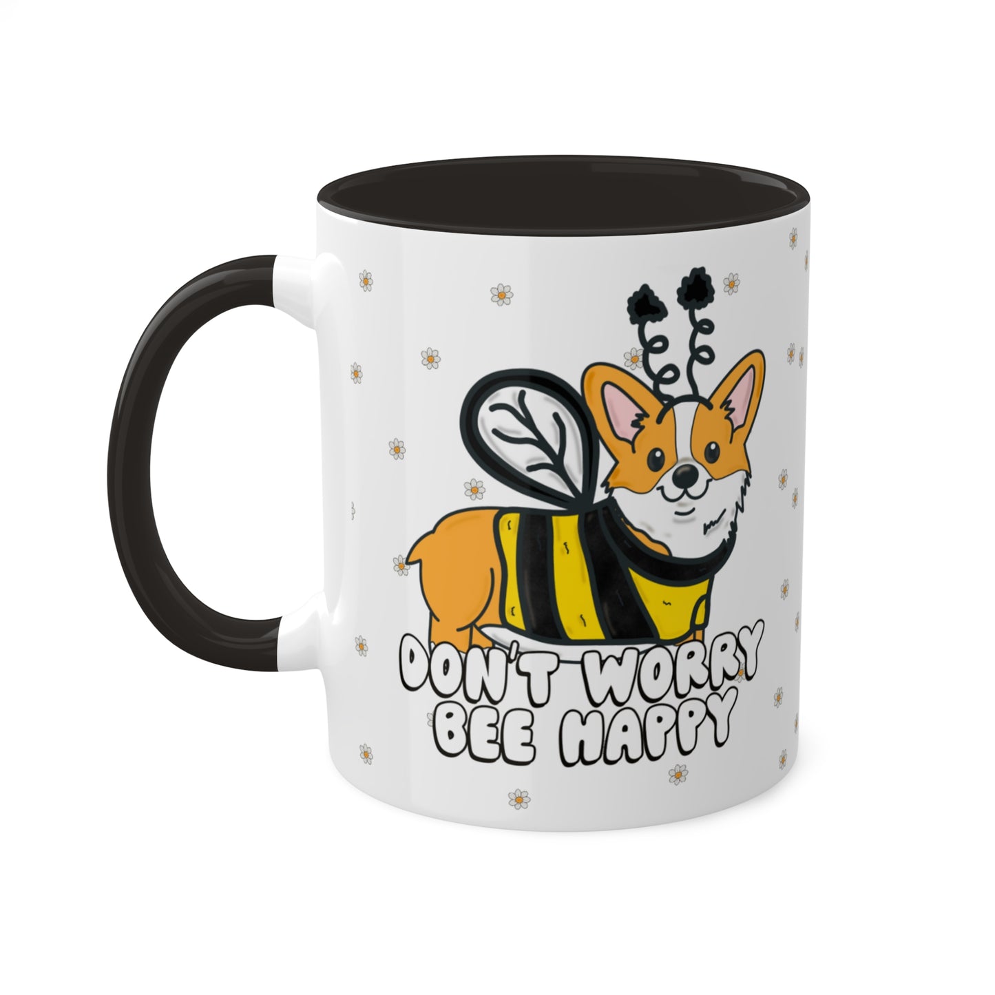 Bumble Bee Corgi Mug - Pembroke Welsh Corgi Coffee Mug, Corgi Owner Gift, Honey Bee Mug, Dog Lover Gift, Cute Corgi Mug