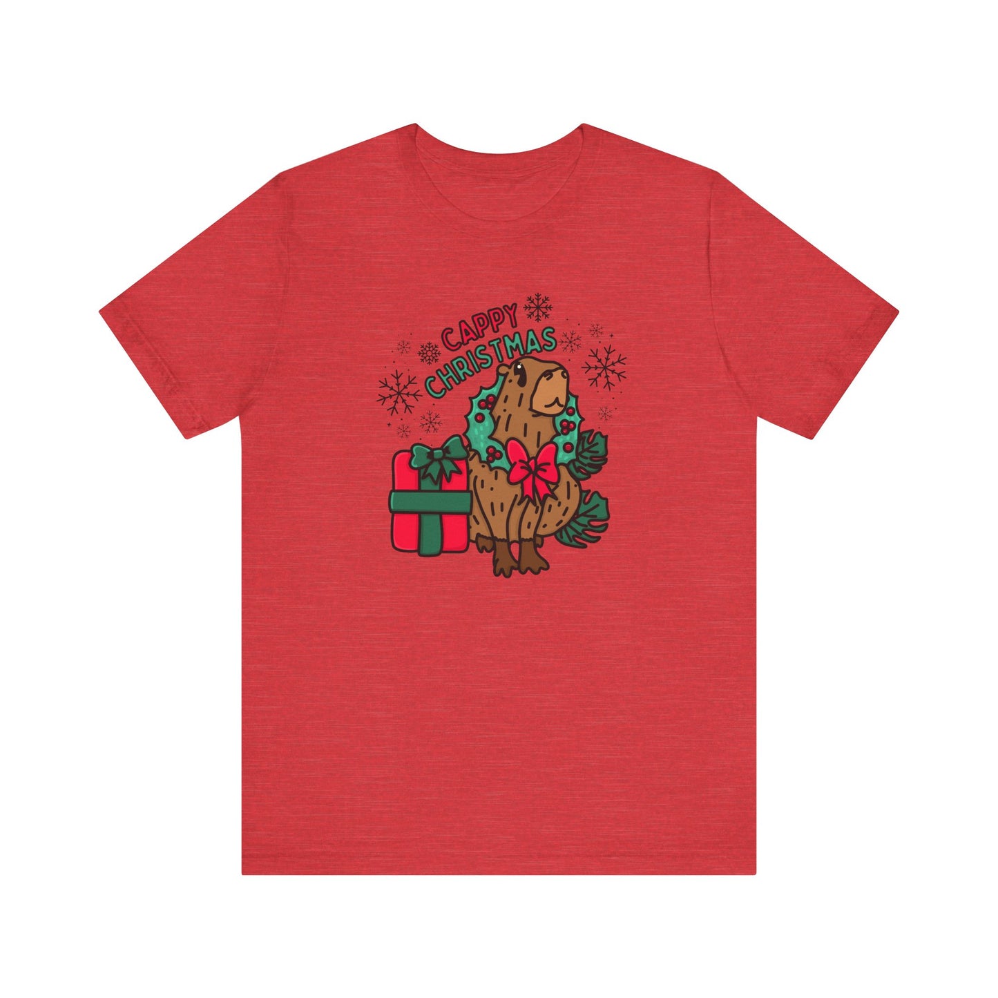 Capybara Christmas Tee