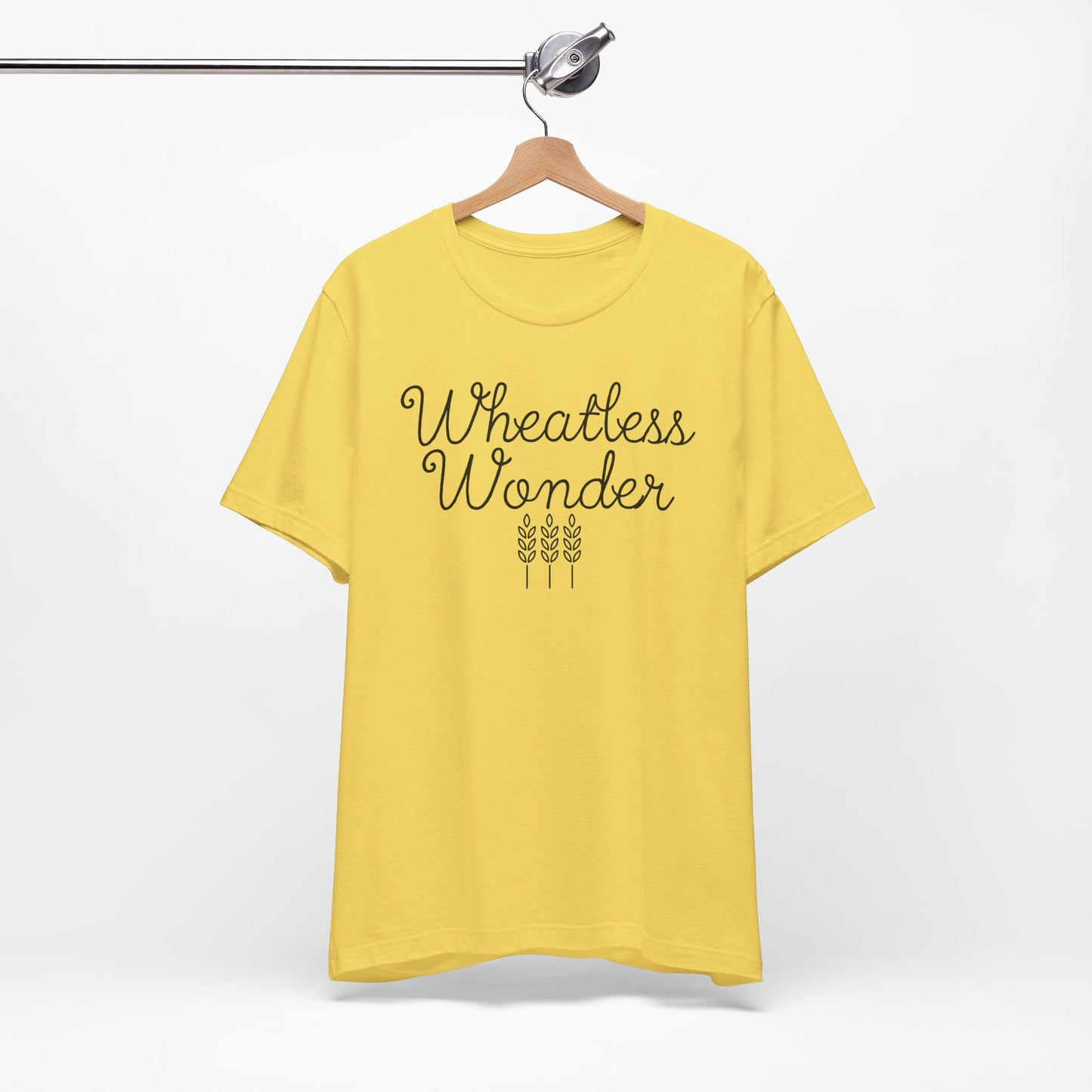 Wheatless Wonder Gluten Intolerant T-Shirt | Gluten Allergy | Celiac Awareness | Gluten Free Lifestyle | Celiac Gifts