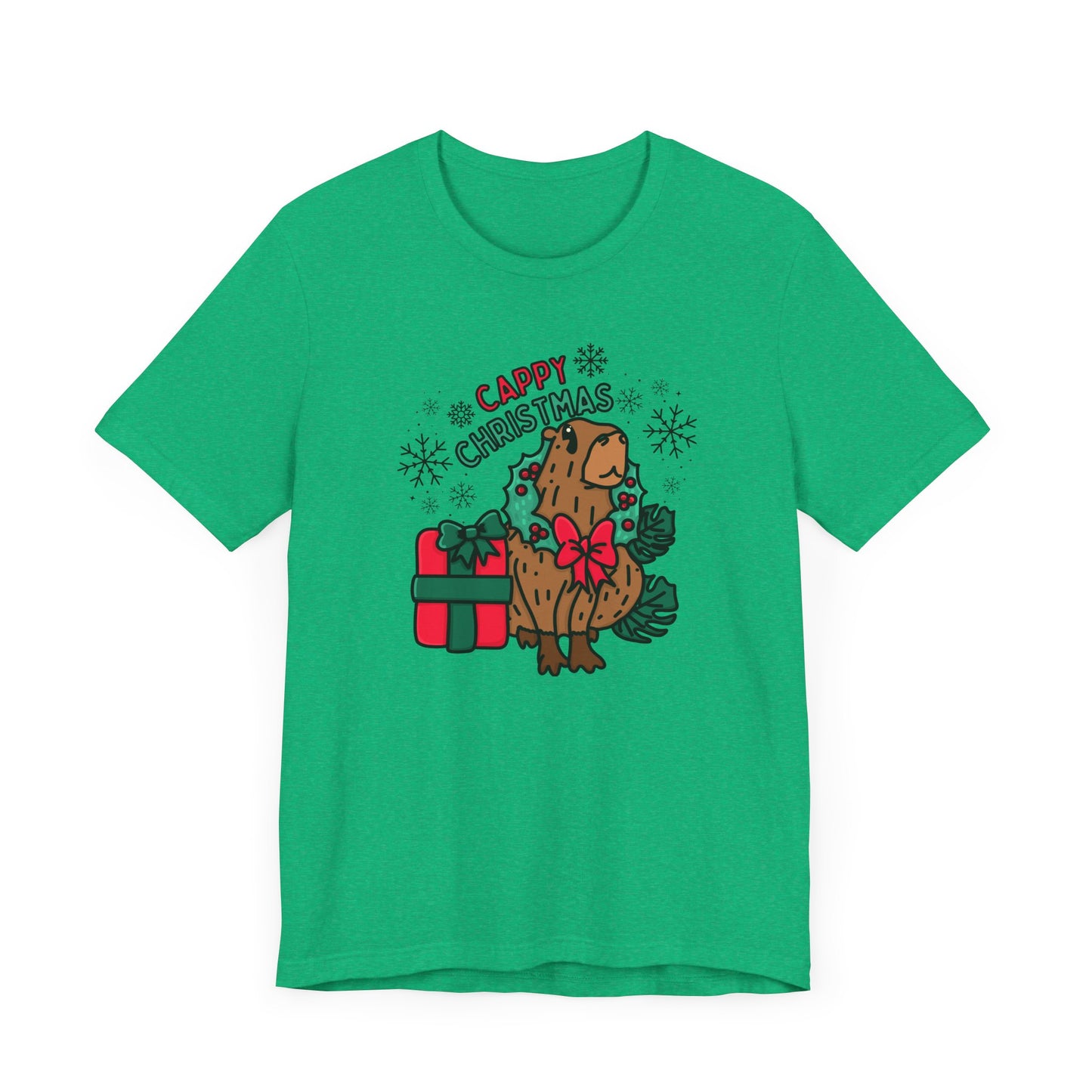 Capybara Christmas Tee