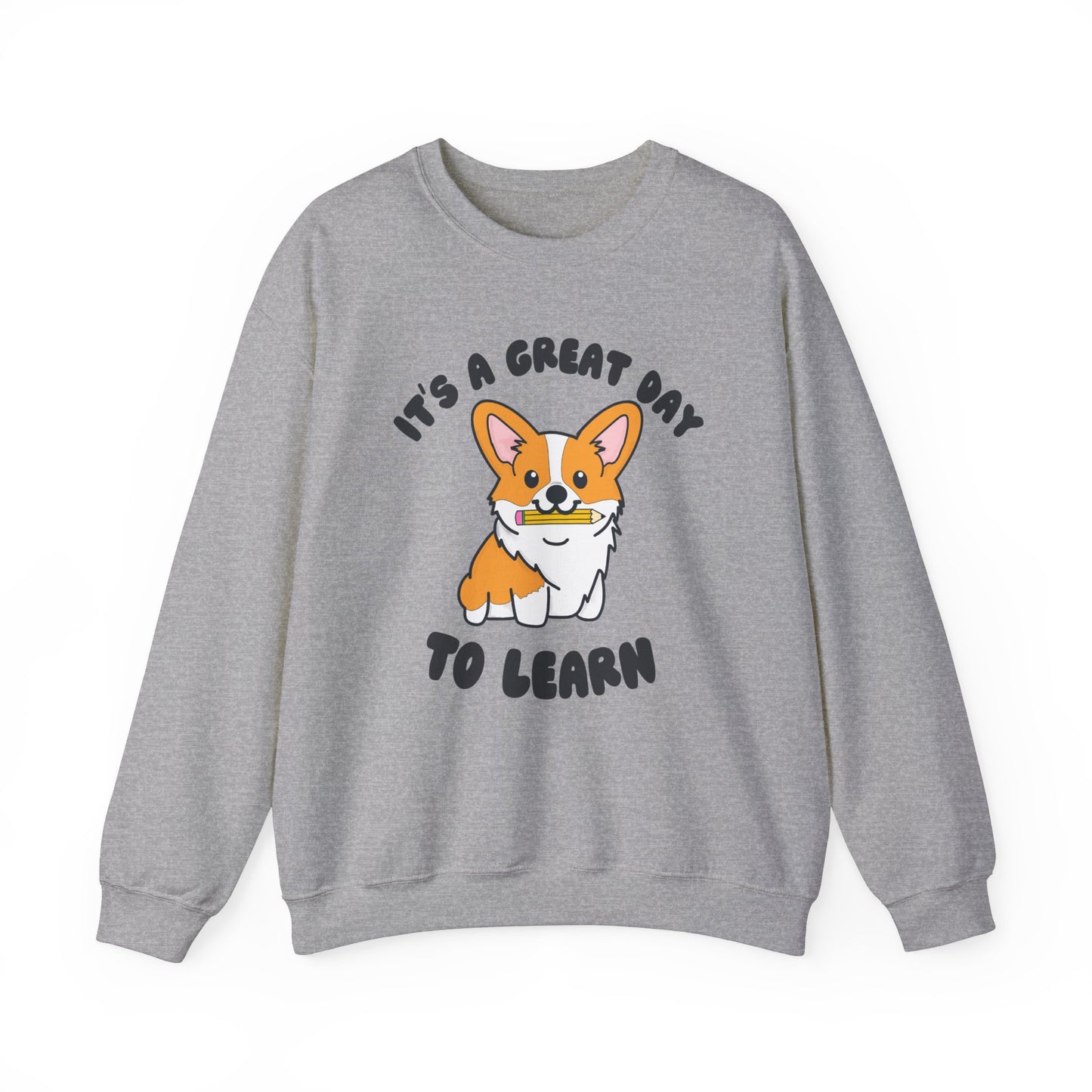 Corgi Teacher Pullover | Corgi School Teacher Sweatshirt | Apparel for Educators & Corgi Lovers | Teacher Gift | Elementary Teacher Sweater