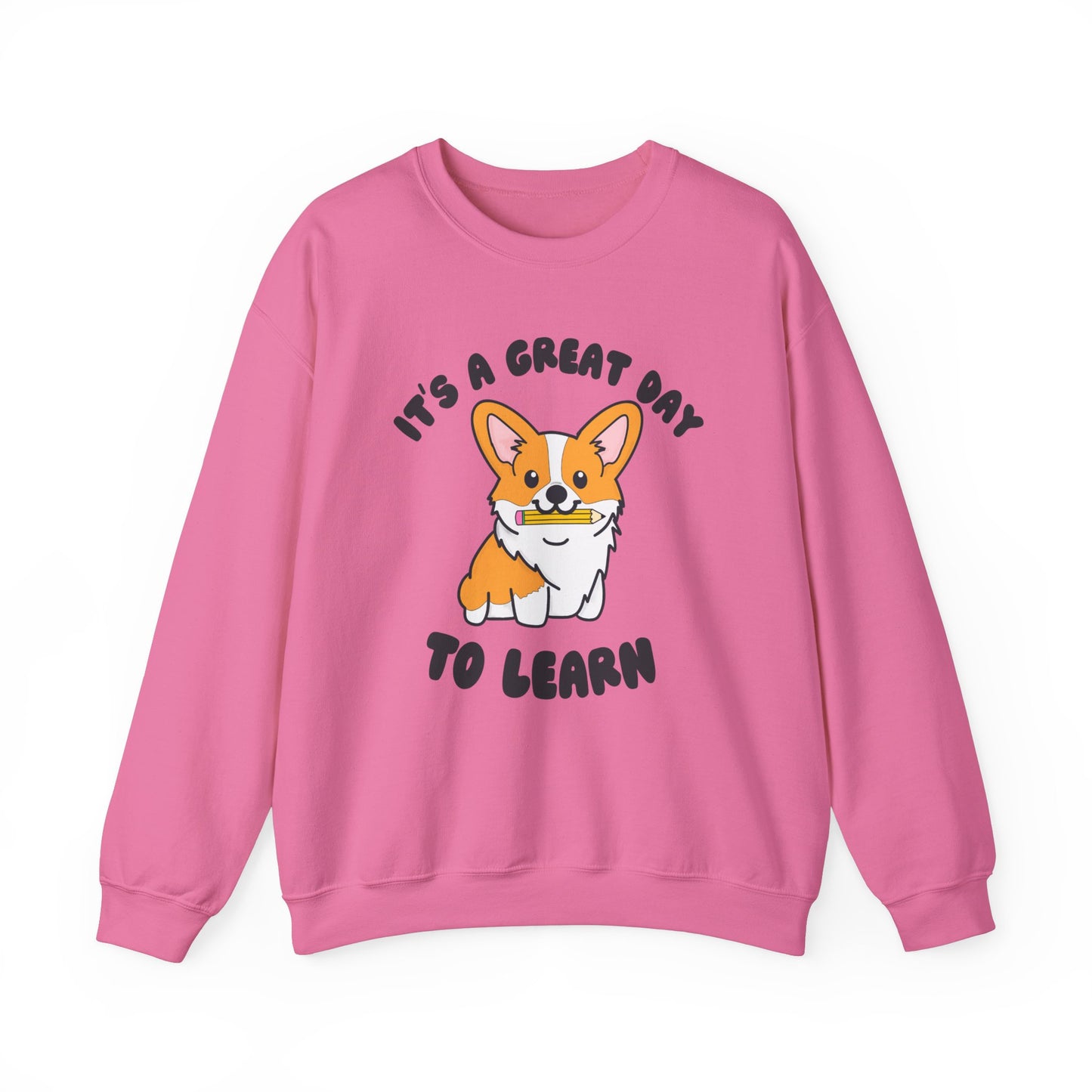 Corgi Teacher Pullover | Corgi School Teacher Sweatshirt | Apparel for Educators & Corgi Lovers | Teacher Gift | Elementary Teacher Sweater