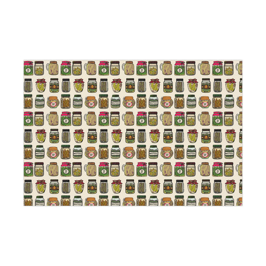 Wrapping Paper - Pickle Jar Design