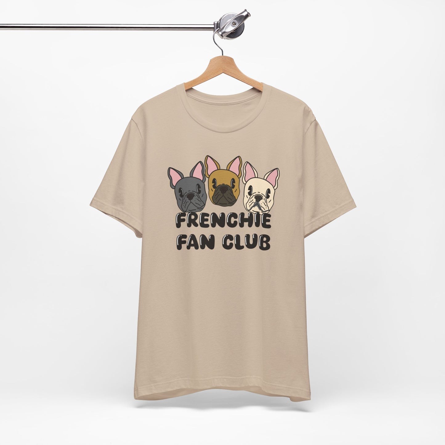 Frenchie Fan Club Graphic Tee - French Bulldog Lover Shirt, Dog Owner Gift, Cute Frenchie Tee, Pet Lover Apparel