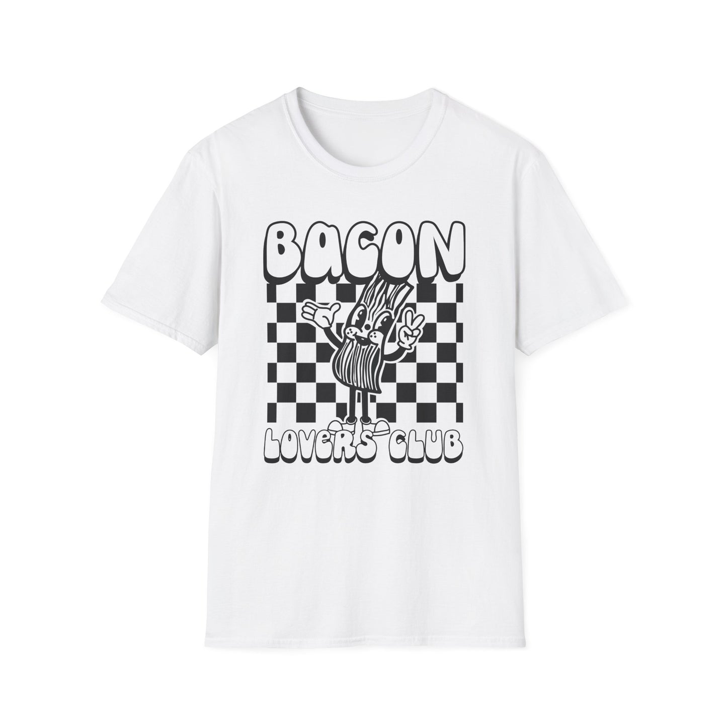 Bacon Lovers Club Unisex Fit Adult Size Graphic Tee