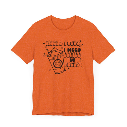 Halloween and Coffee Unisex Fit Graphic Tee | Ladies Fall T-Shirt