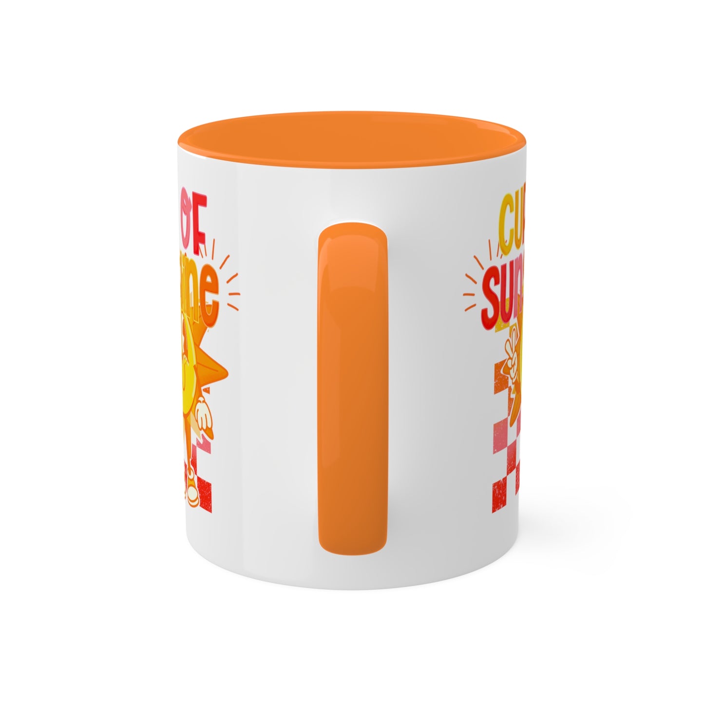 Cup of Sunshine Coffee Mug | Happy Sun Coffee Mug | Cute Retro Cartoon Mug | Positive Coffee Mug | Good Morning Mug | Cute Mugs | Accent Mug