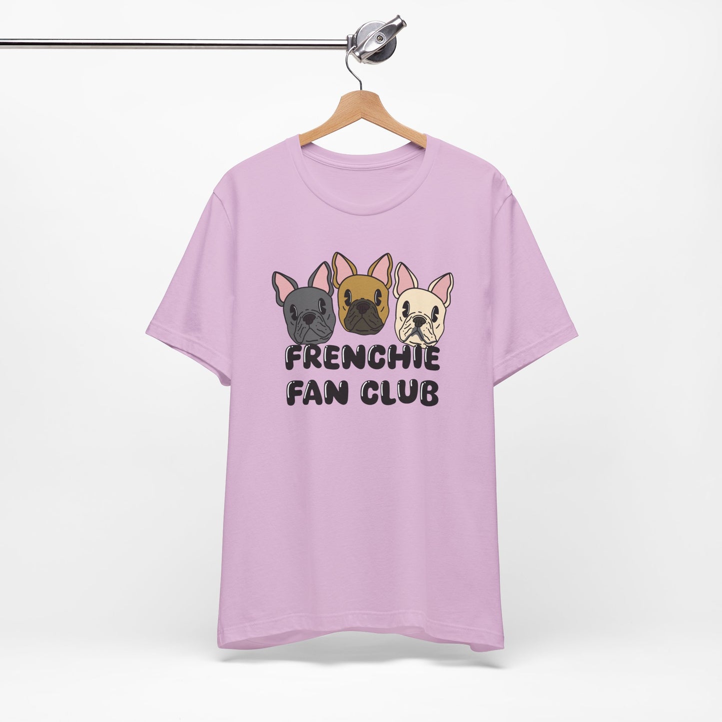 Frenchie Fan Club Graphic Tee - French Bulldog Lover Shirt, Dog Owner Gift, Cute Frenchie Tee, Pet Lover Apparel