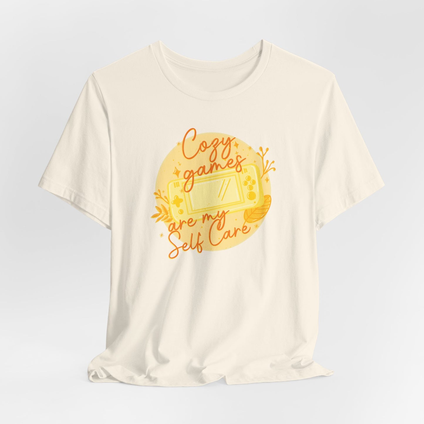 Cozy Games Are My Self Care Women's Tee - Gamer T-Shirt, Video Game Ladies Graphic T-Shirt, Comfortable Gaming Apparel, Unique Gamer Gift